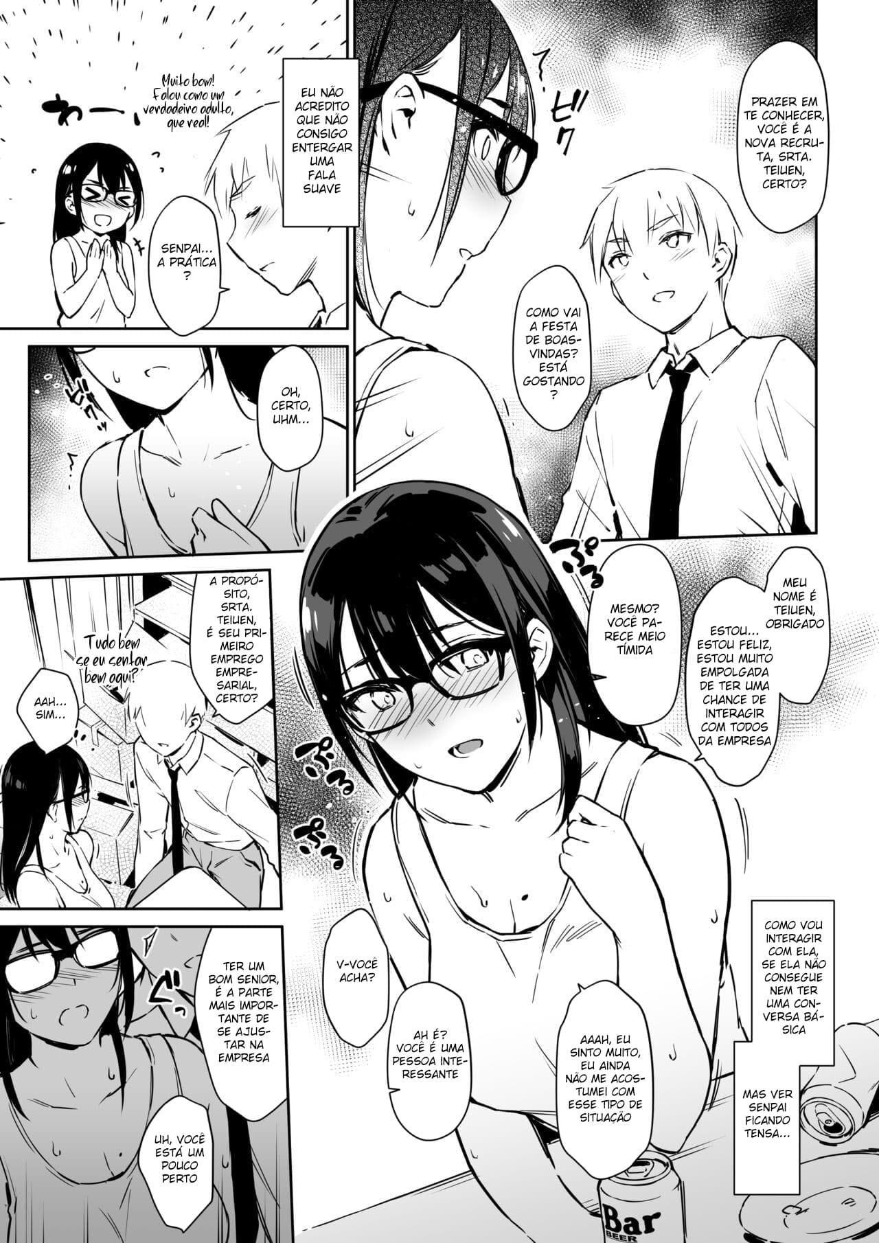 Simulação Sexual com Minha Senpai Introvertida — página 5