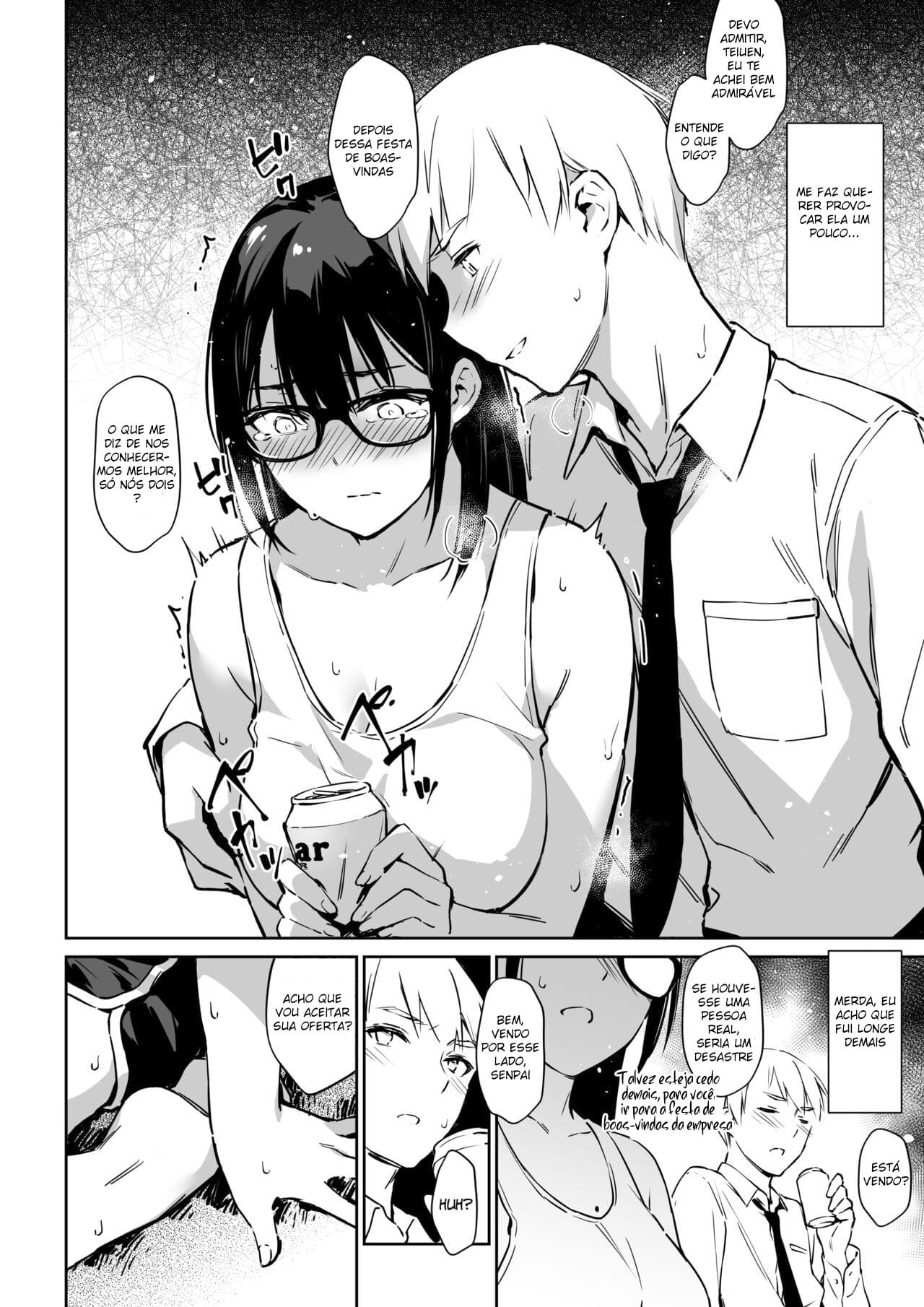 Simulação Sexual com Minha Senpai Introvertida — página 6