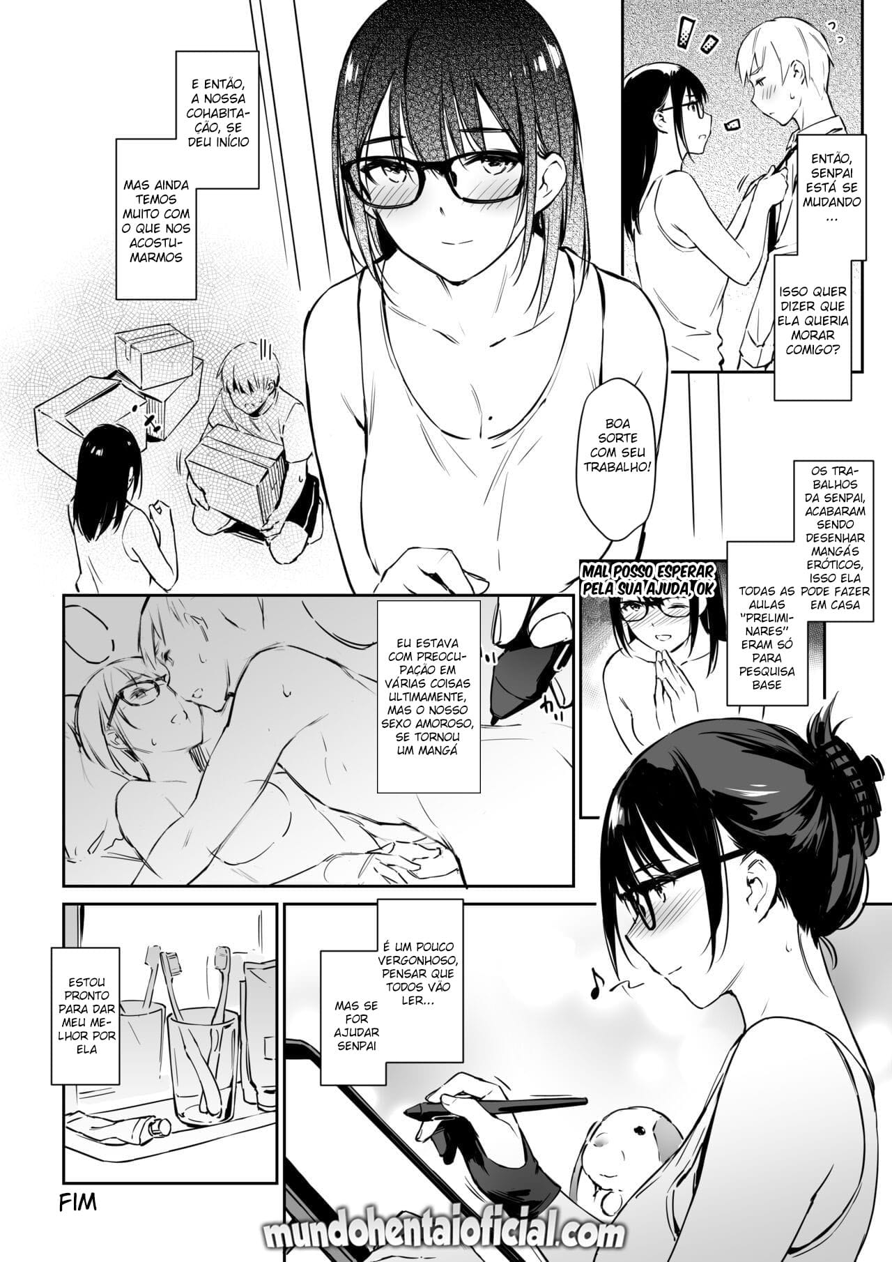 Simulação Sexual com Minha Senpai Introvertida — página 26