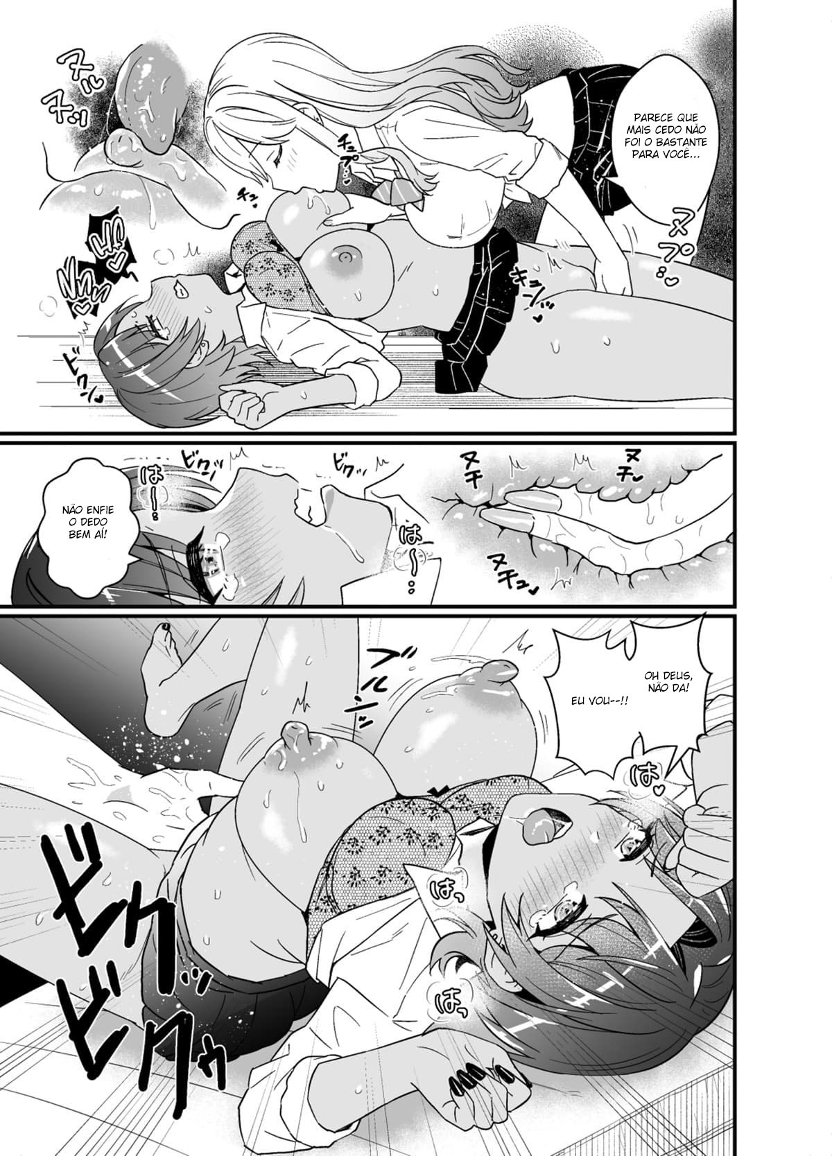 O Dia Em Que Gyarus Me Pediram Para Agarrar Os Peitos Delas Depois da Aula — página 31