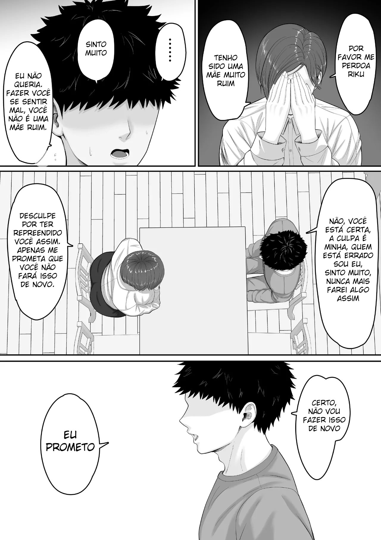 A História da Minha Mãe, Uma Sargento Séria e Peituda, Me Ordenhando Com Sua Buceta — página 8