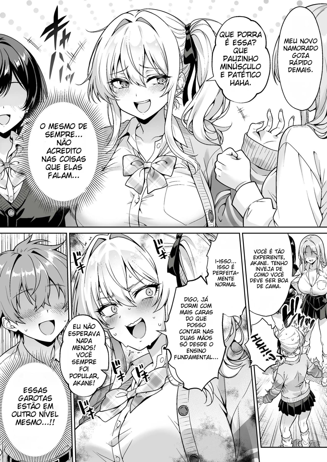 A Gyaru Atrevida da Turma Era Virgem ~ A História de Como Transamos Sem Camisinha Pela Primeira Vez, Com Direito a Clímax e Ejaculação Interna ~ — página 3