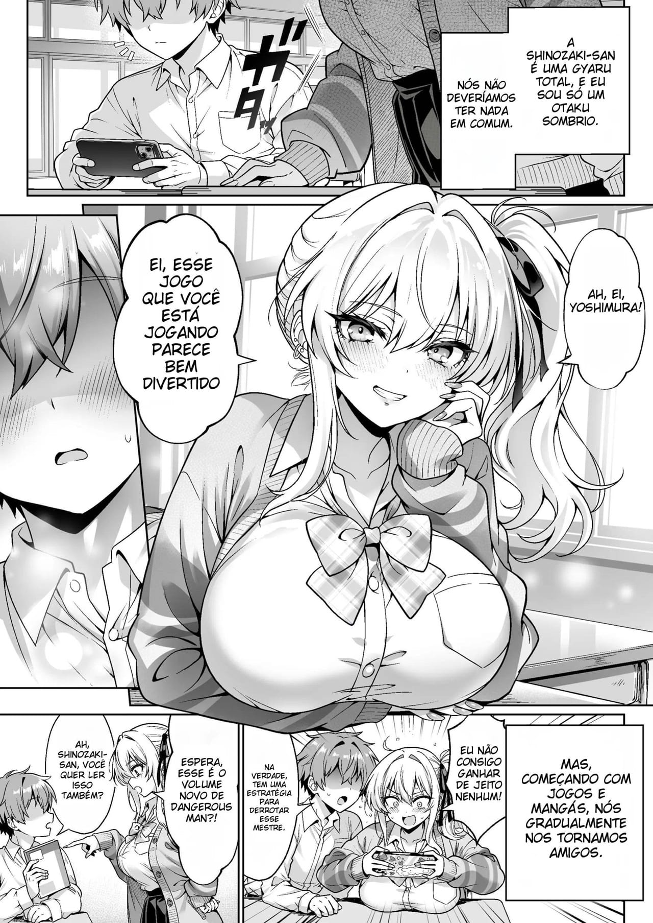 A Gyaru Atrevida da Turma Era Virgem ~ A História de Como Transamos Sem Camisinha Pela Primeira Vez, Com Direito a Clímax e Ejaculação Interna ~ — página 4