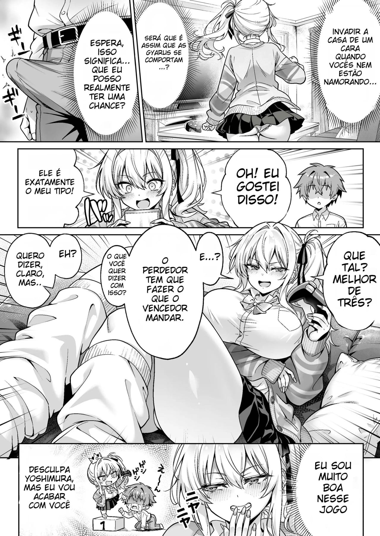 A Gyaru Atrevida da Turma Era Virgem ~ A História de Como Transamos Sem Camisinha Pela Primeira Vez, Com Direito a Clímax e Ejaculação Interna ~ — página 7