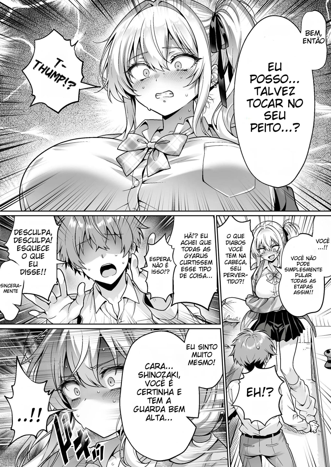 A Gyaru Atrevida da Turma Era Virgem ~ A História de Como Transamos Sem Camisinha Pela Primeira Vez, Com Direito a Clímax e Ejaculação Interna ~ — página 9