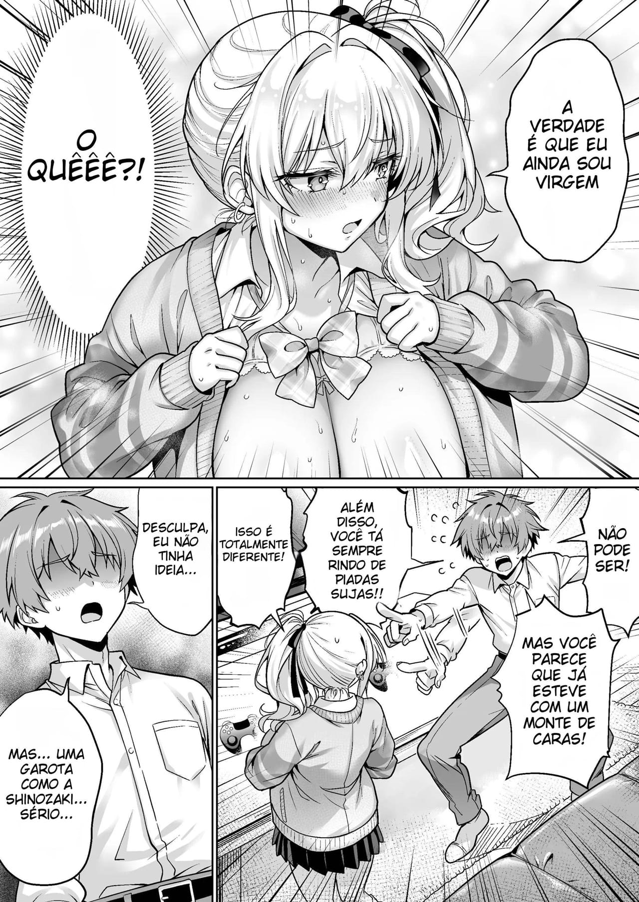 A Gyaru Atrevida da Turma Era Virgem ~ A História de Como Transamos Sem Camisinha Pela Primeira Vez, Com Direito a Clímax e Ejaculação Interna ~ — página 14