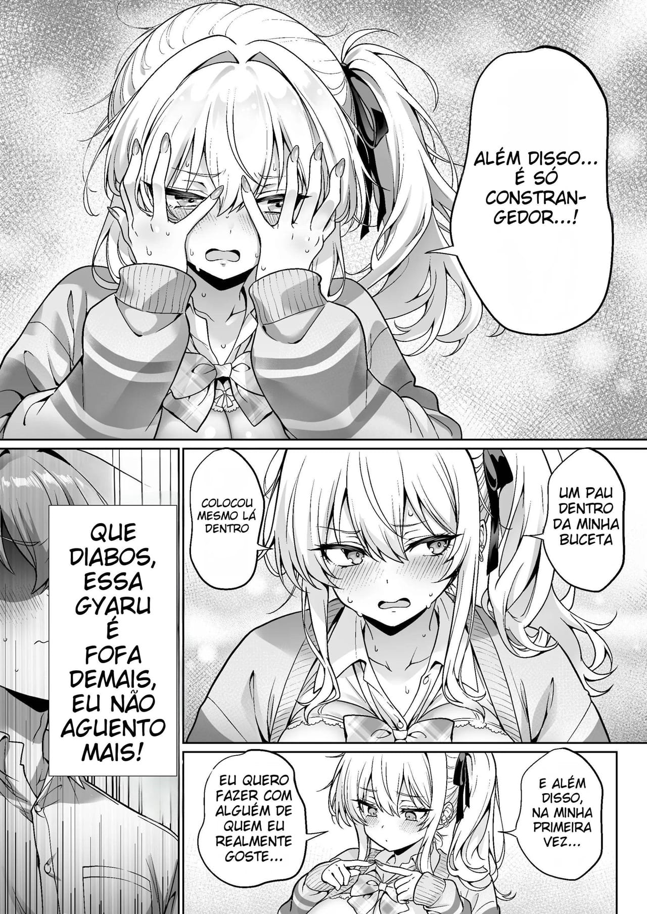 A Gyaru Atrevida da Turma Era Virgem ~ A História de Como Transamos Sem Camisinha Pela Primeira Vez, Com Direito a Clímax e Ejaculação Interna ~ — página 15