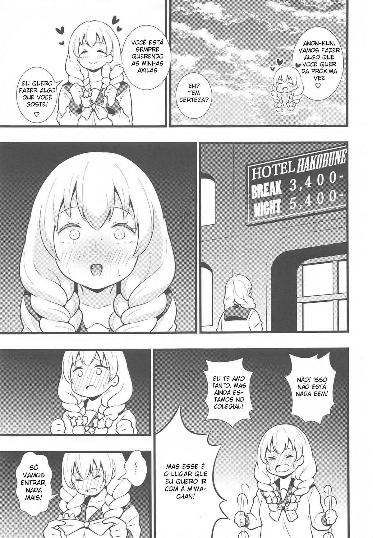A Miwa-chan, Que, Apesar de Ser Gordinha, Não Resiste a Um Empurrãozinho — página 4