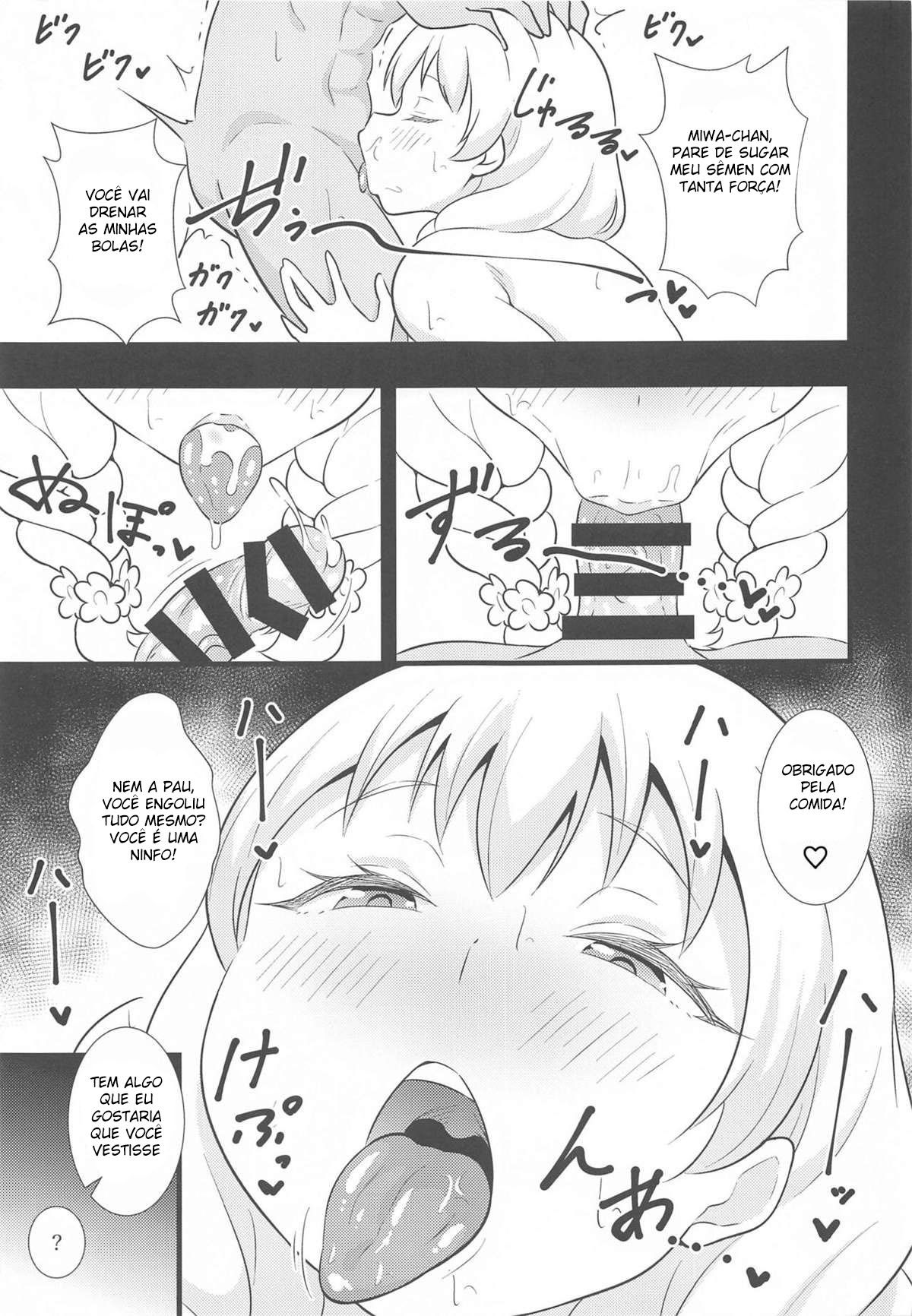 A Miwa-chan, Que, Apesar de Ser Gordinha, Não Resiste a Um Empurrãozinho — página 8
