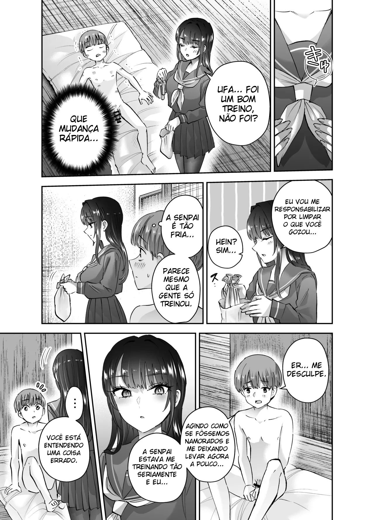 Na Verdade, A Senpai do Clube de Arqueria, Que Finge Ser Certinha, Fica Me Provocando Só Quando Estamos a Sós — página 62