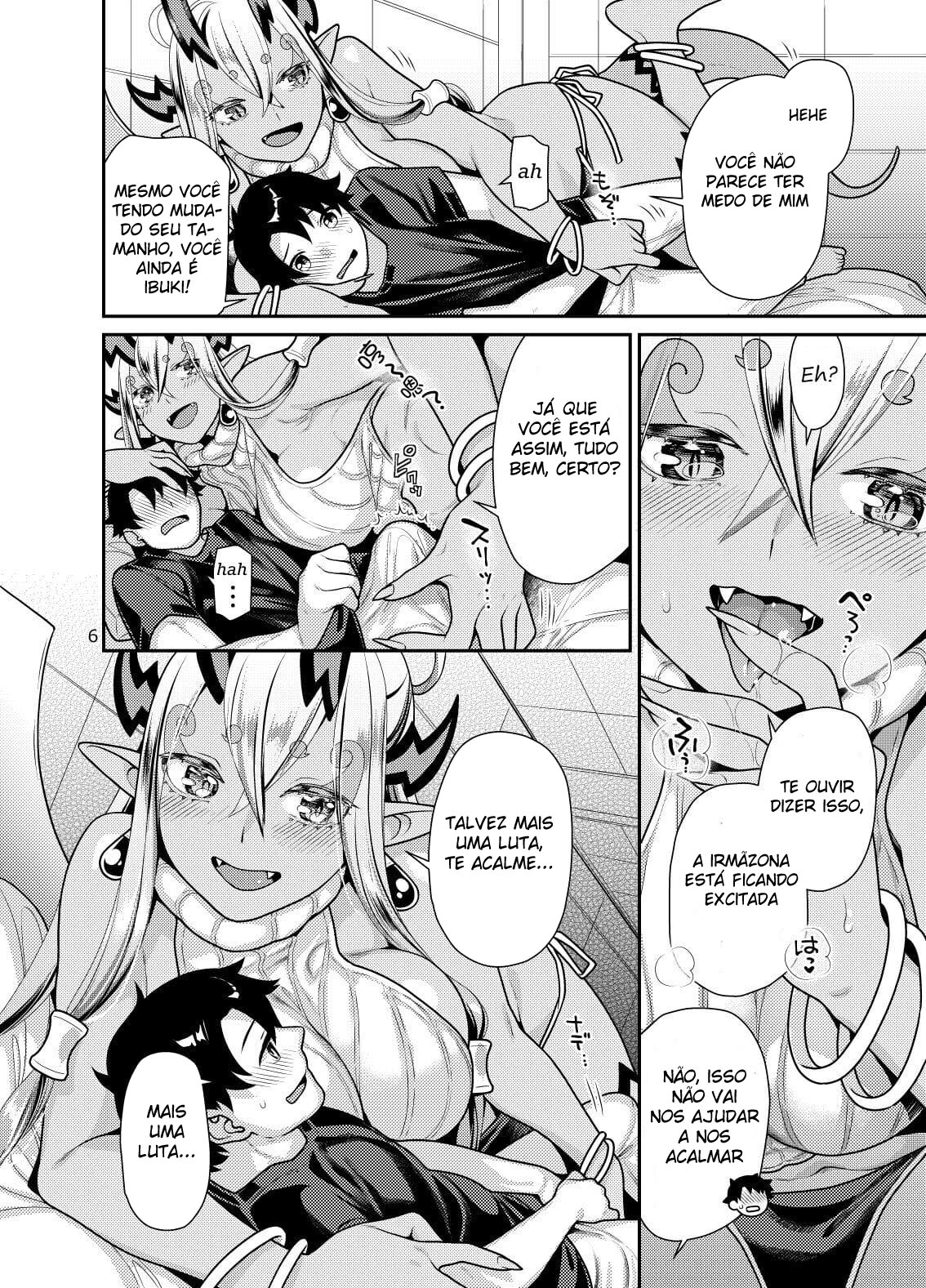 Um Livro Sobre Ficar de Chamego Com a Ibuki Douji Grandona — página 5