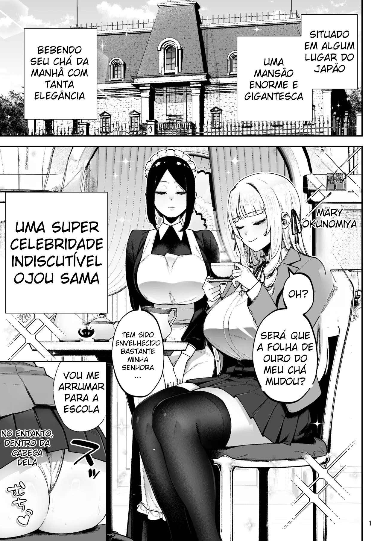 Vai Com Tudo, Sua Garota Rica Tarada! ~É Natural Que Uma Socialite Como Eu Faça O Que Quiser Com Um Plebeu Bem-Dotado!~ — página 2