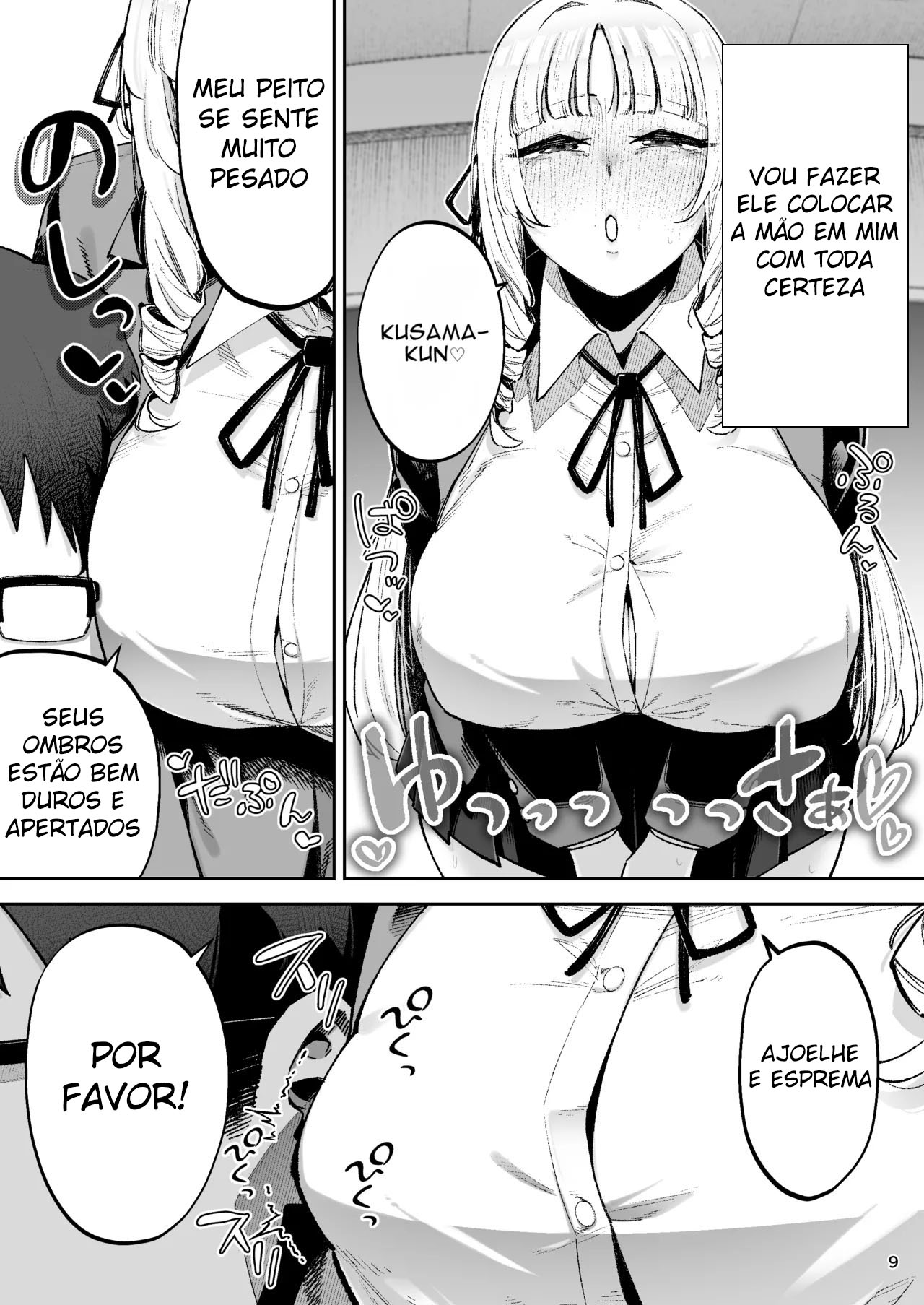 Vai Com Tudo, Sua Garota Rica Tarada! ~É Natural Que Uma Socialite Como Eu Faça O Que Quiser Com Um Plebeu Bem-Dotado!~ — página 10