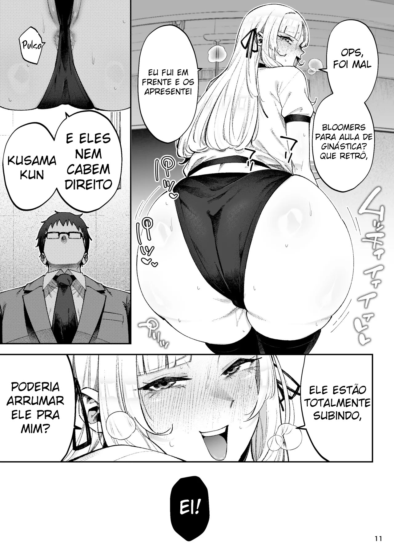 Vai Com Tudo, Sua Garota Rica Tarada! ~É Natural Que Uma Socialite Como Eu Faça O Que Quiser Com Um Plebeu Bem-Dotado!~ — página 12