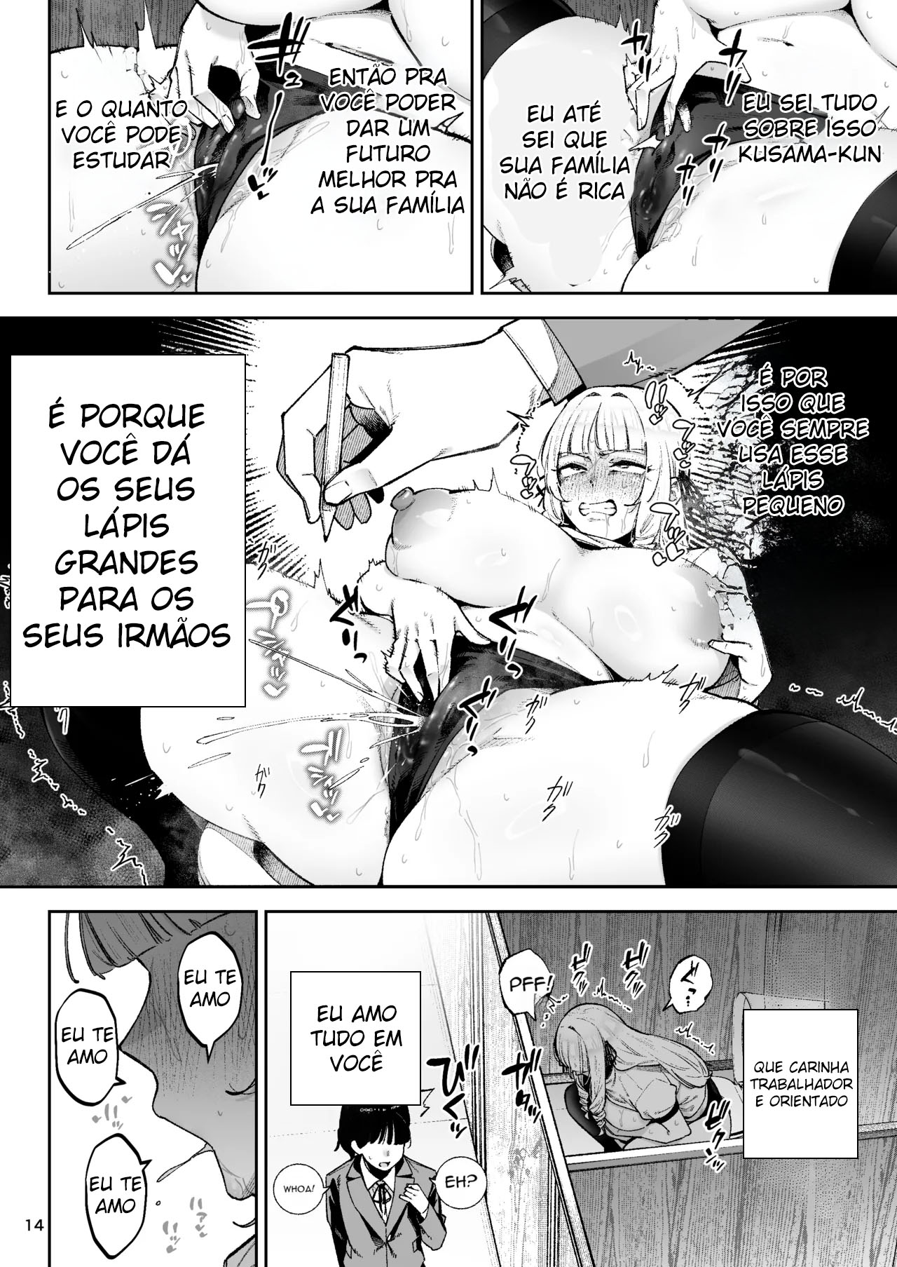Vai Com Tudo, Sua Garota Rica Tarada! ~É Natural Que Uma Socialite Como Eu Faça O Que Quiser Com Um Plebeu Bem-Dotado!~ — página 15