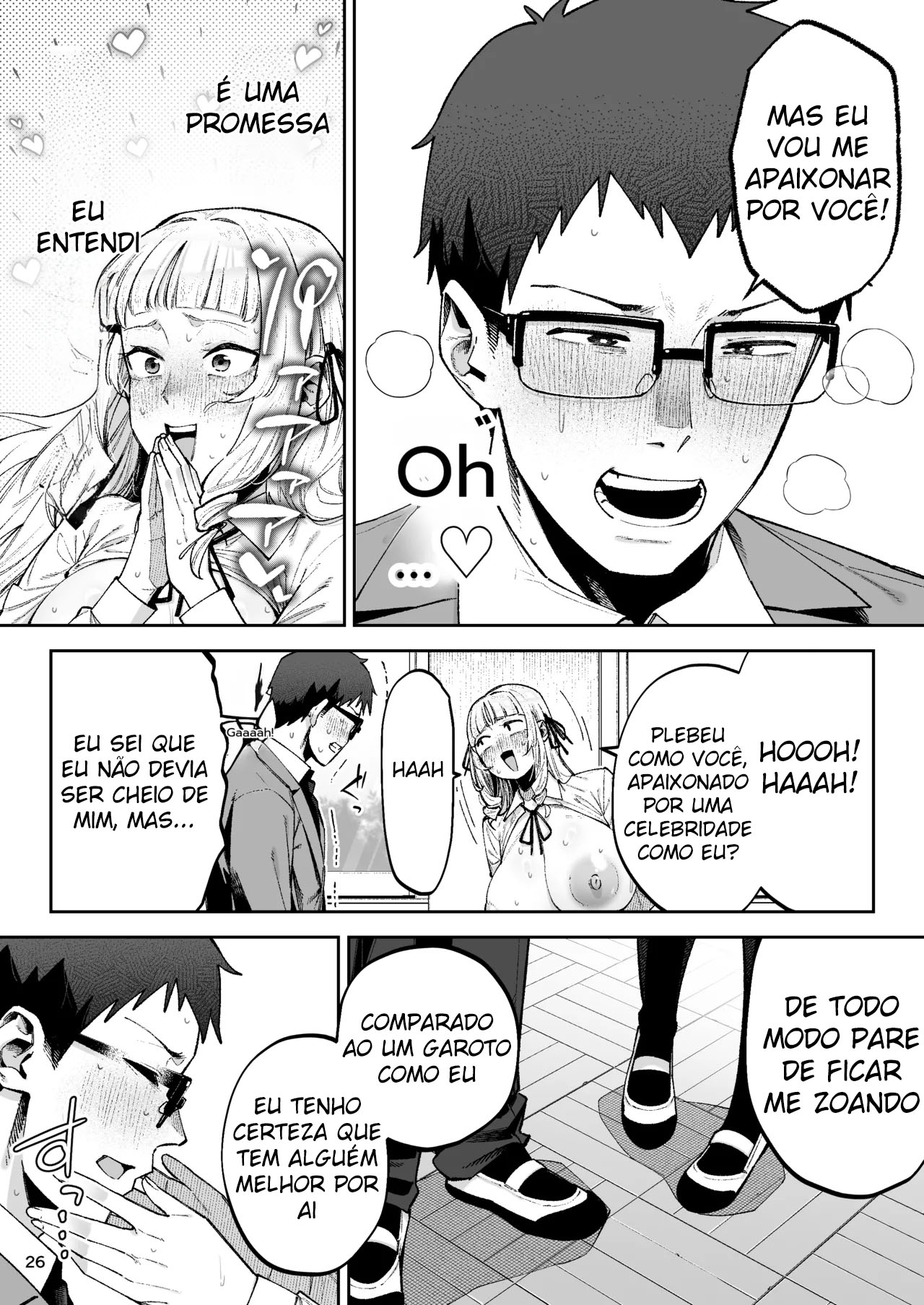 Vai Com Tudo, Sua Garota Rica Tarada! ~É Natural Que Uma Socialite Como Eu Faça O Que Quiser Com Um Plebeu Bem-Dotado!~ — página 27