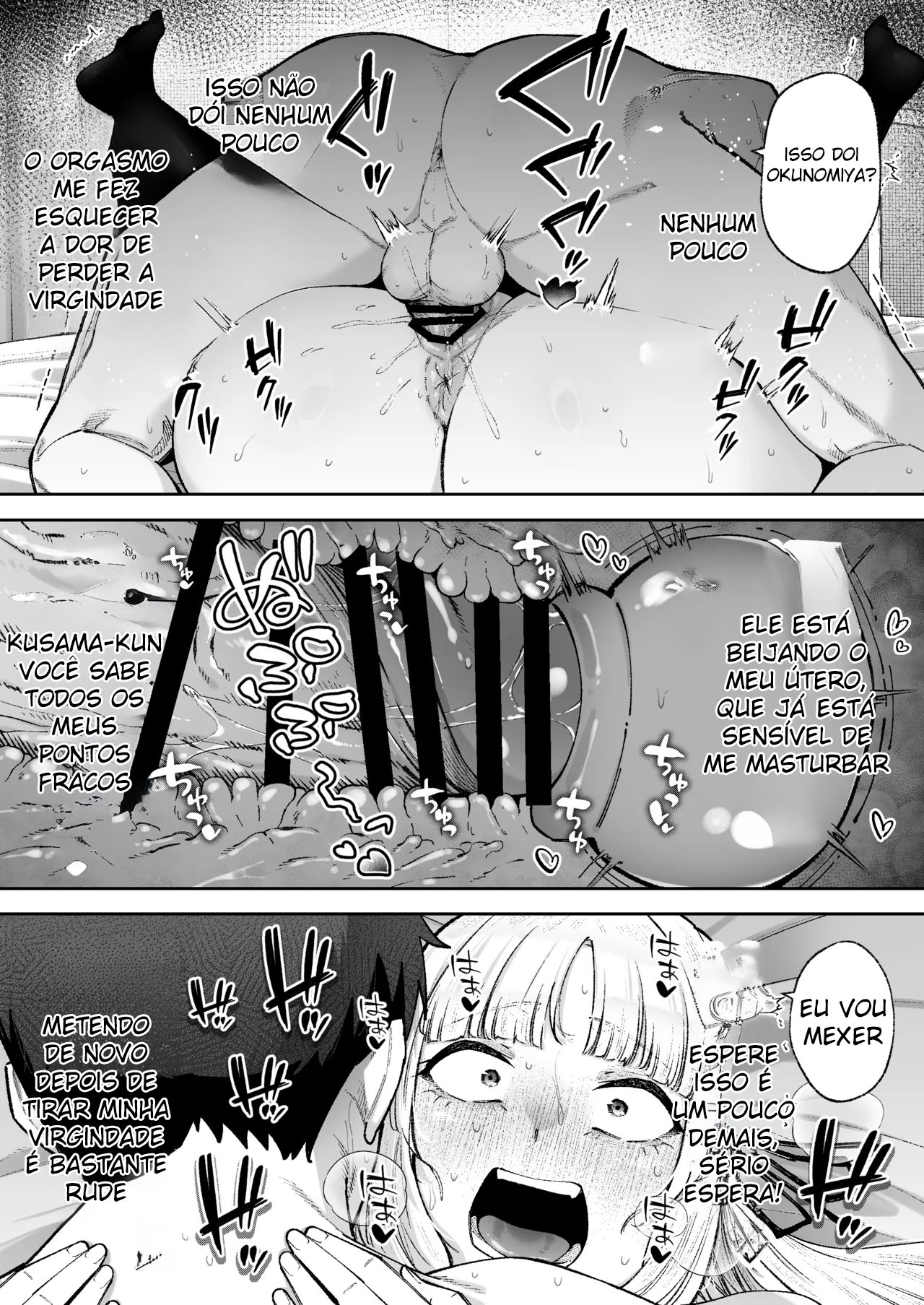 Vai Com Tudo, Sua Garota Rica Tarada! ~É Natural Que Uma Socialite Como Eu Faça O Que Quiser Com Um Plebeu Bem-Dotado!~ — página 43