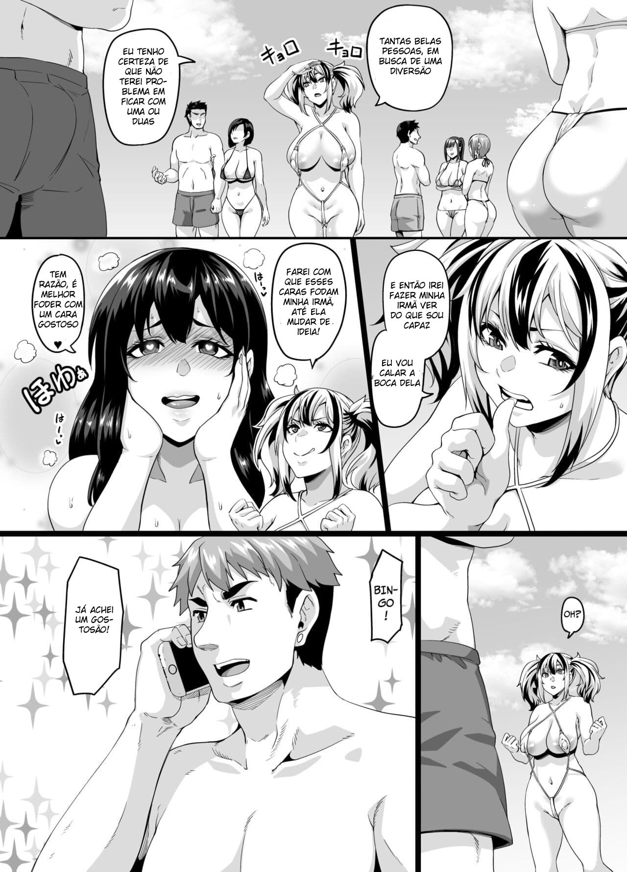 Férias em Família na Praia da Putaria: Banho de Sexo Sem Fim 2 ~Edição da Irmãzinha~ — página 6