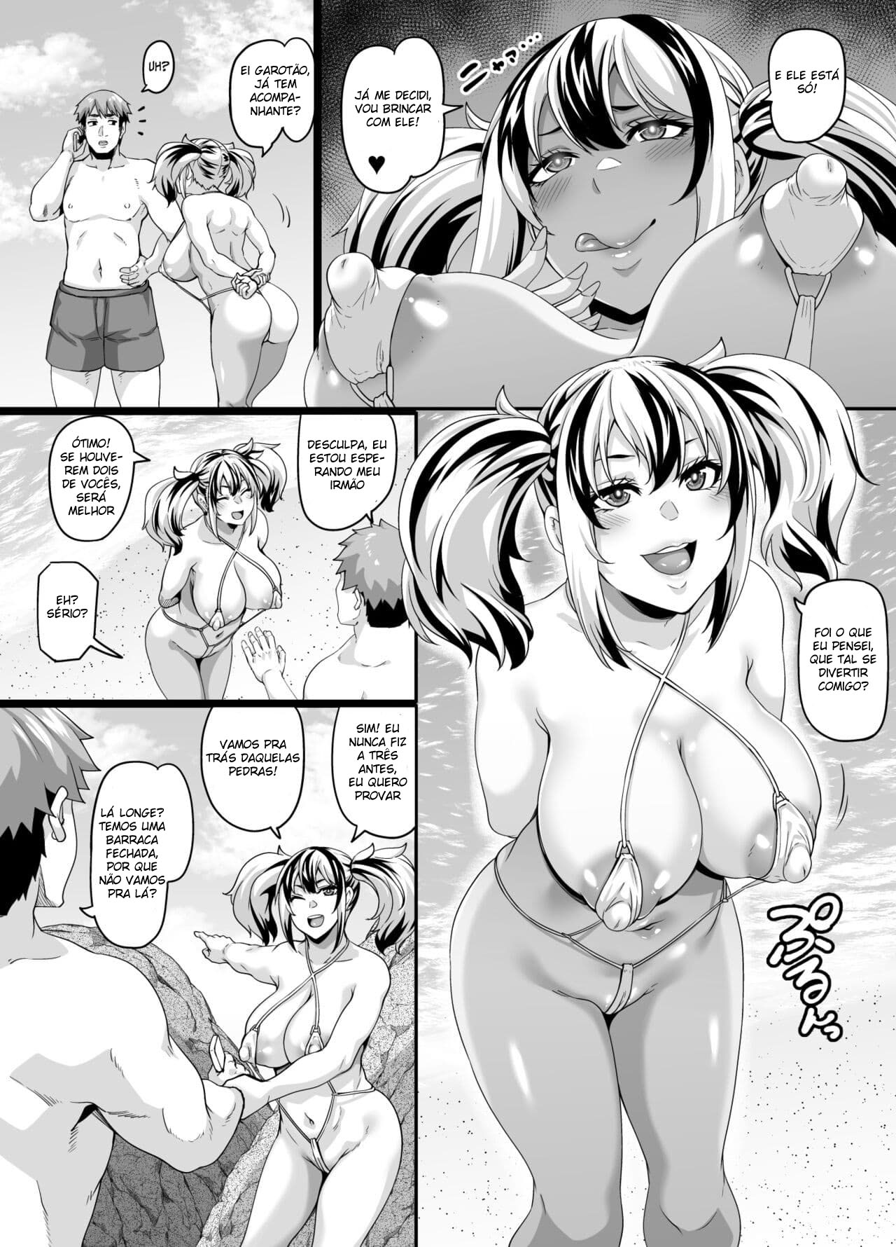 Férias em Família na Praia da Putaria: Banho de Sexo Sem Fim 2 ~Edição da Irmãzinha~ — página 7
