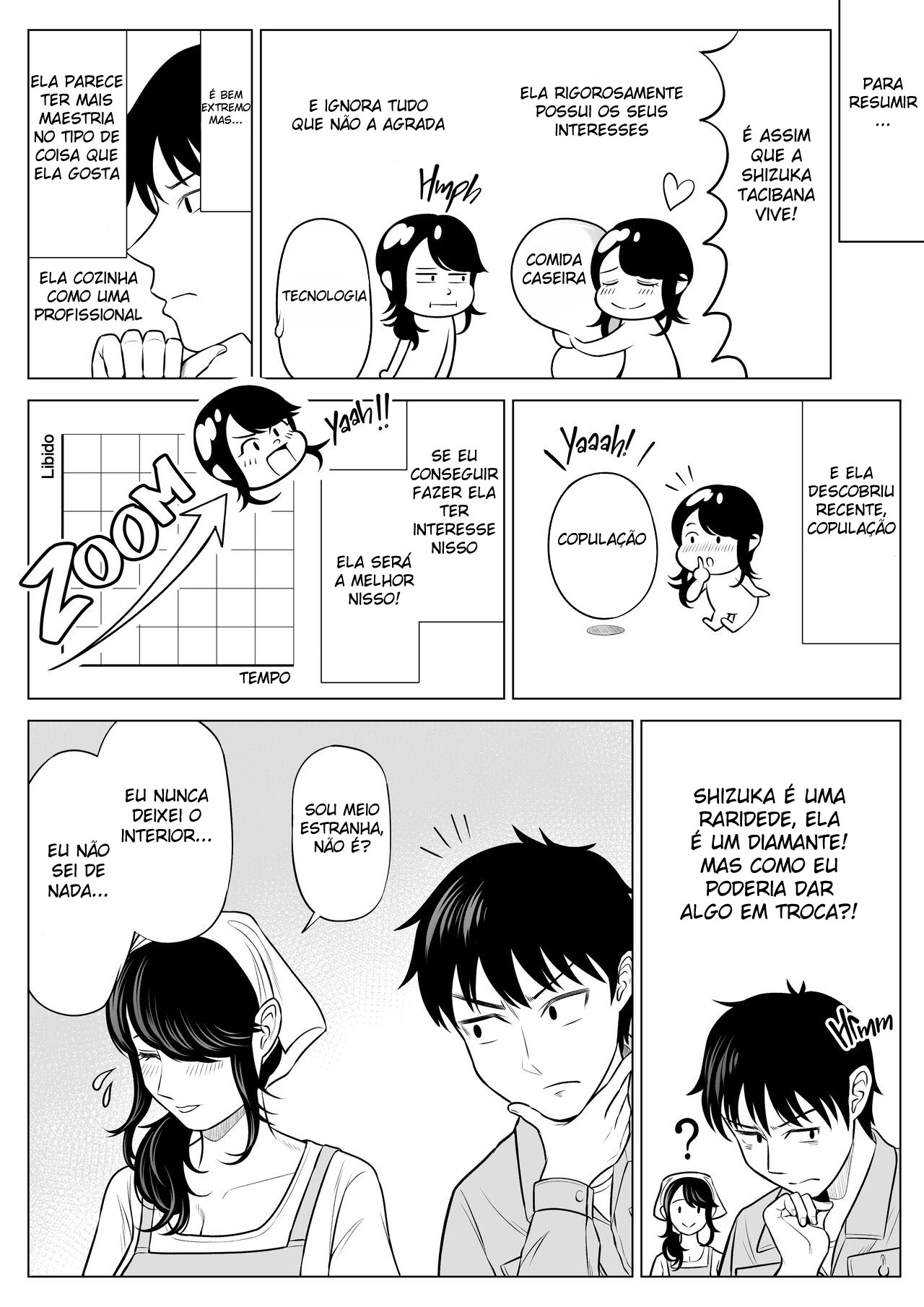 A Dona de Casa Shizuka Tachibana, Que Pediu A Doação da Minha Porra, Não Entende De Nada! — página 37