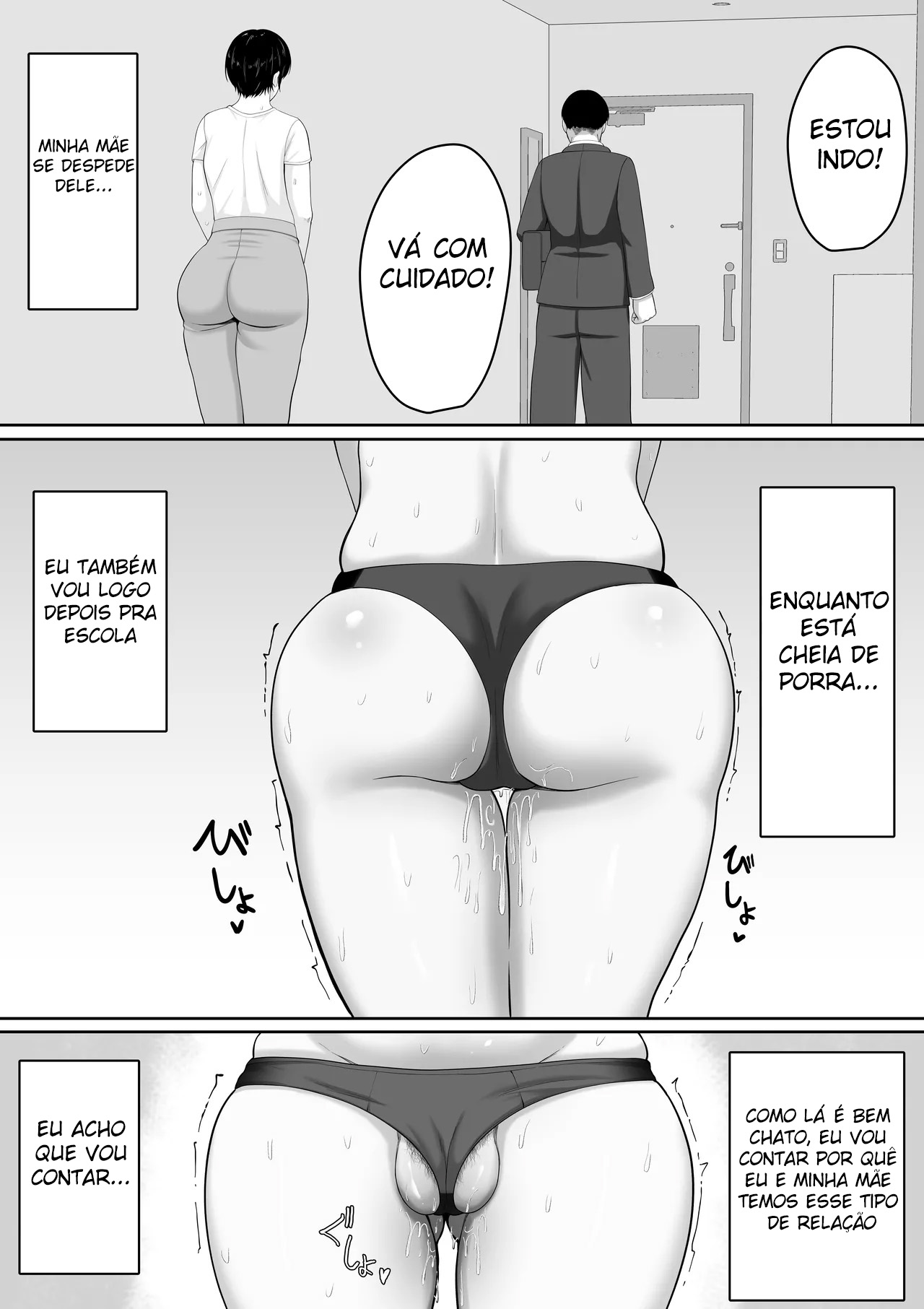 A História de Como Fiz Minha Mãe Peituda E Sexualmente Frustrada, Usar Um Maiô Minúsculo de Brincadeira e Agora Ela Me Deixa Gozar Dentro Dela Todo Dia Na Brincadeira — página 7