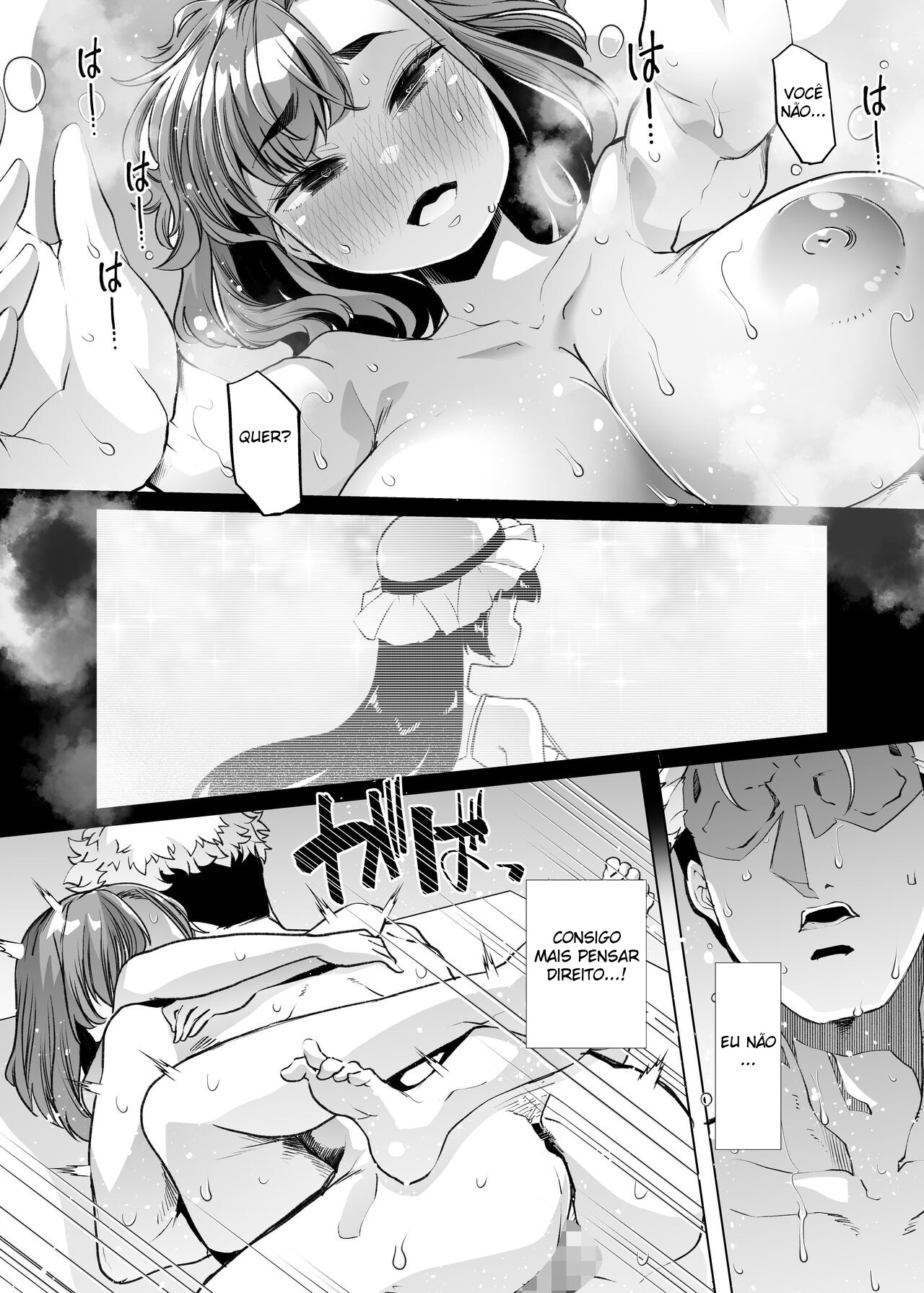 Sem Parar ~ A Colegial Que Veio Fazer Estágio na Minha Fazenda Onde Moro com Minha Recém Esposa, Era Incrivelmente Excitante ~ — página 38