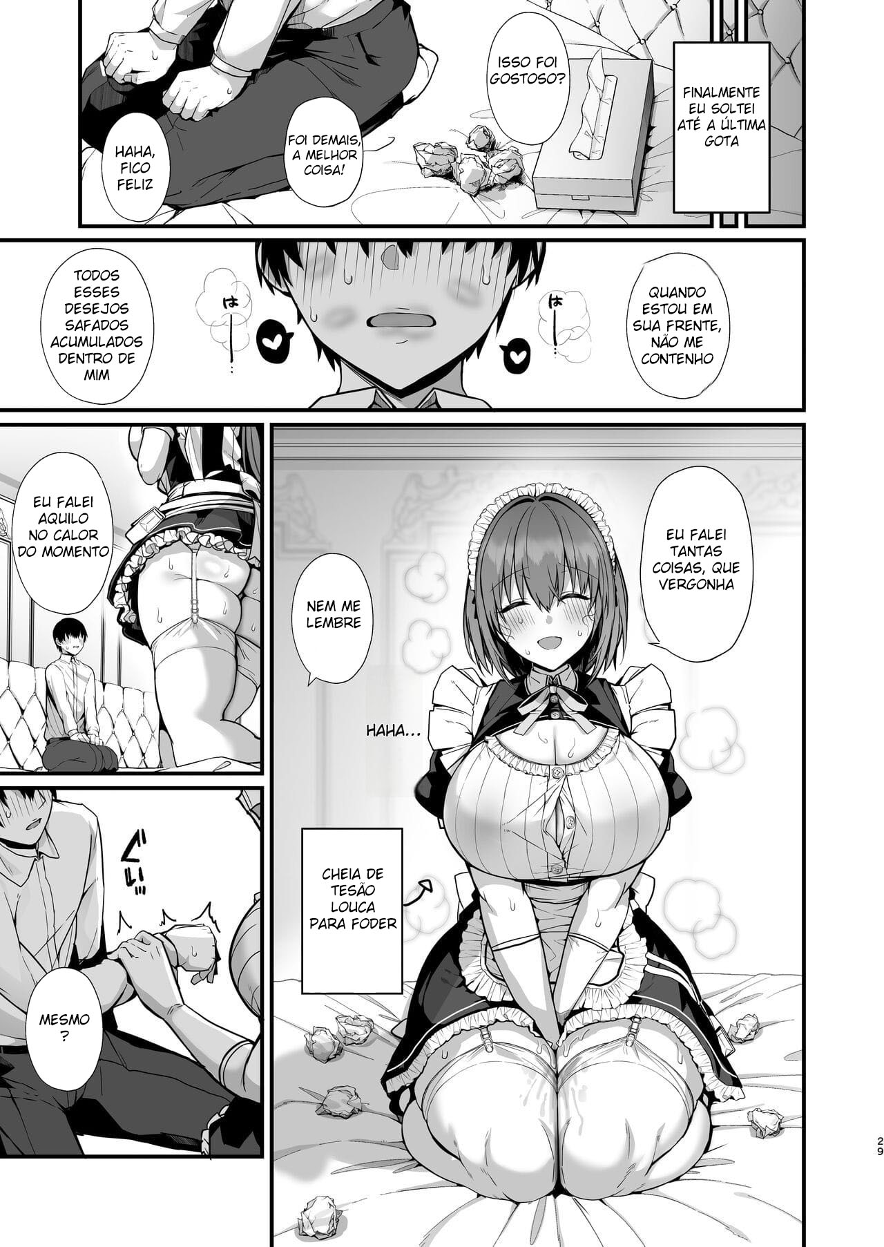 Amor de Empregada – Uma História Sobre Fazer Sexo com uma Empregada Gentil, Doce, de Seios Grandes e Sexy — página 28