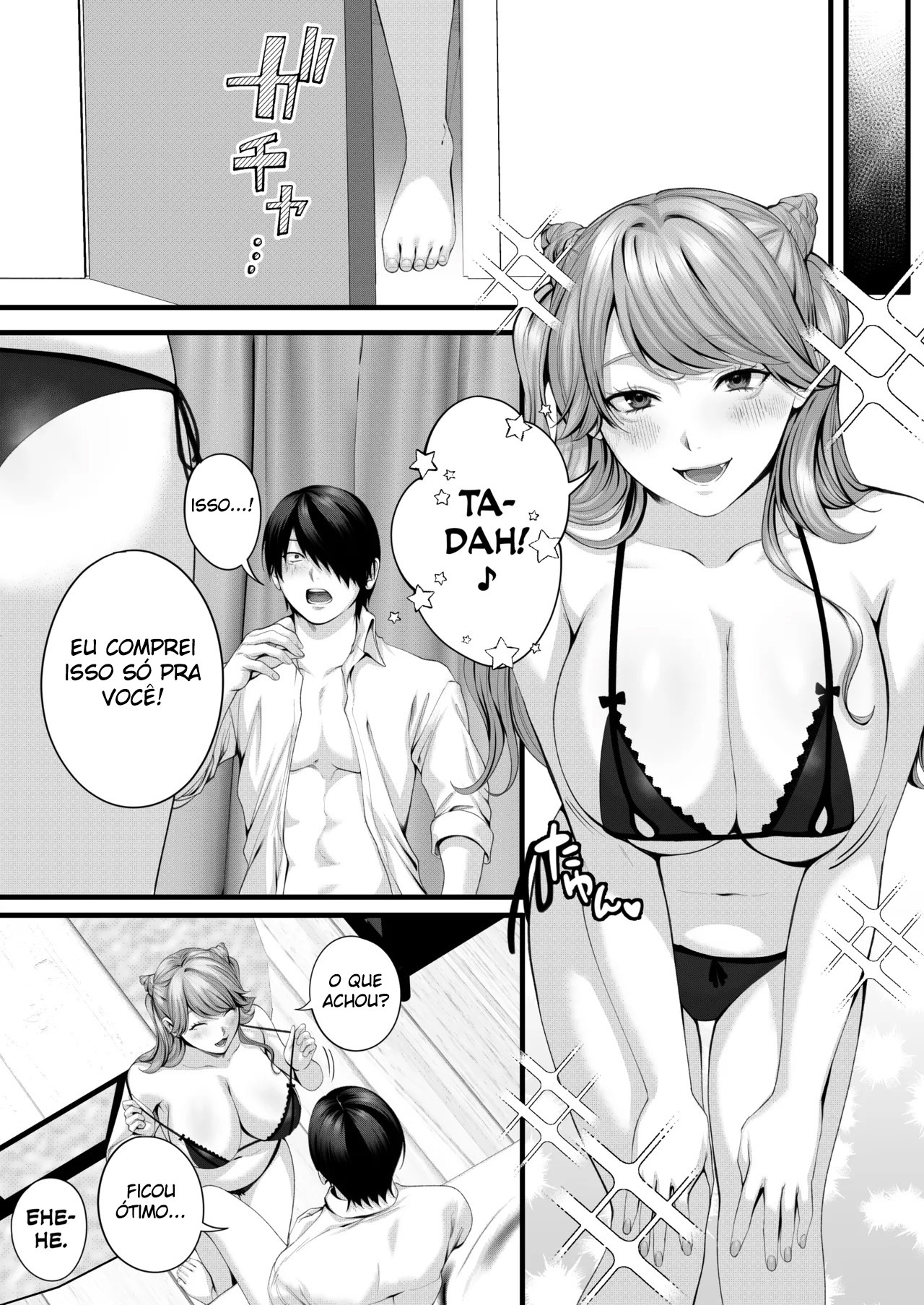 Aina-chan, a Namorada Facinha – Uma História de Amor e Sexo com uma Gyaru Rechonchuda — página 56