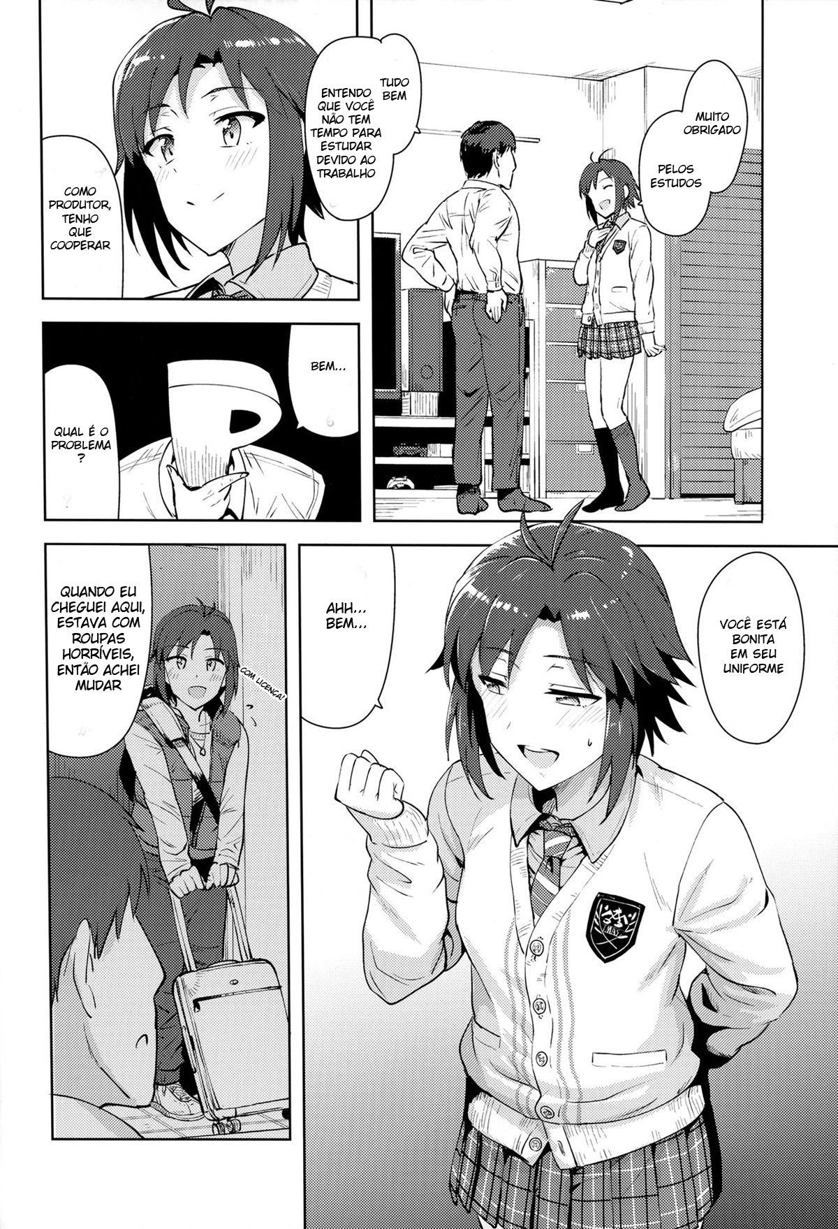 Makoto e um uniforme — página 3