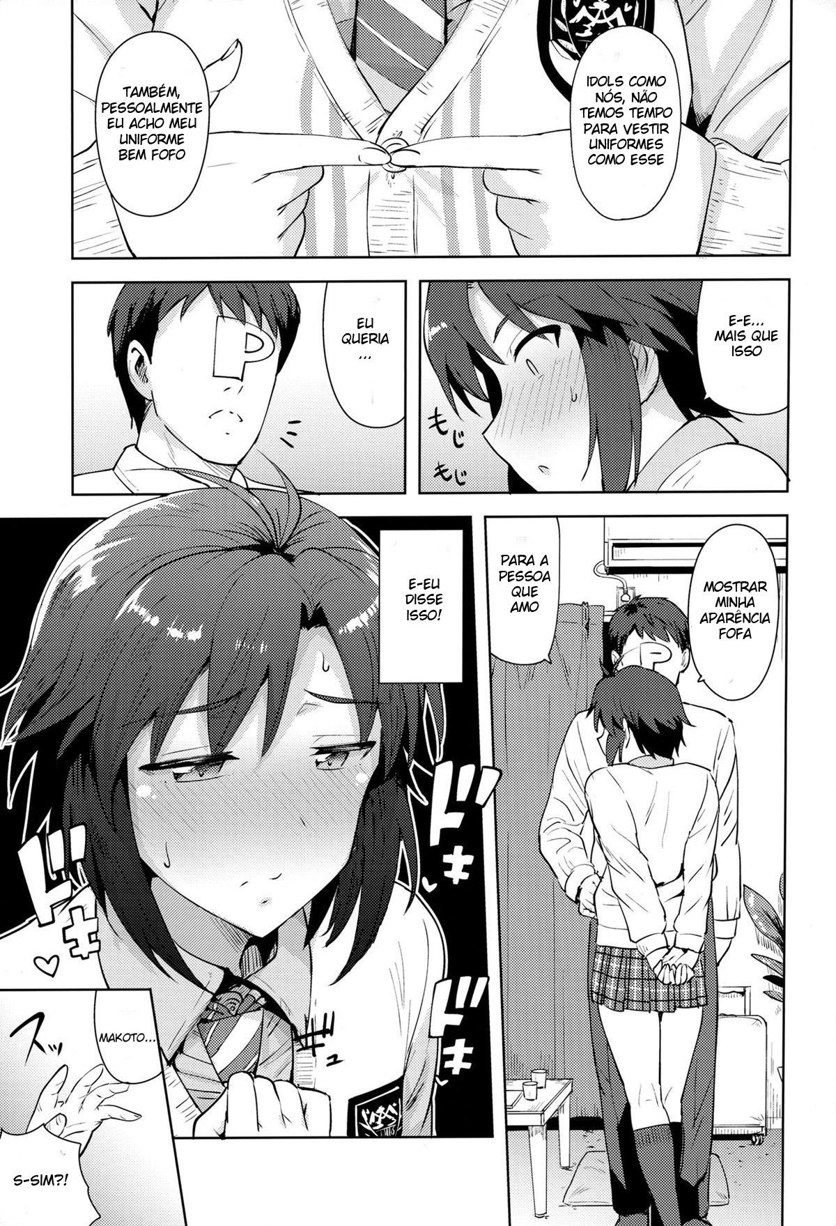 Makoto e um uniforme — página 4