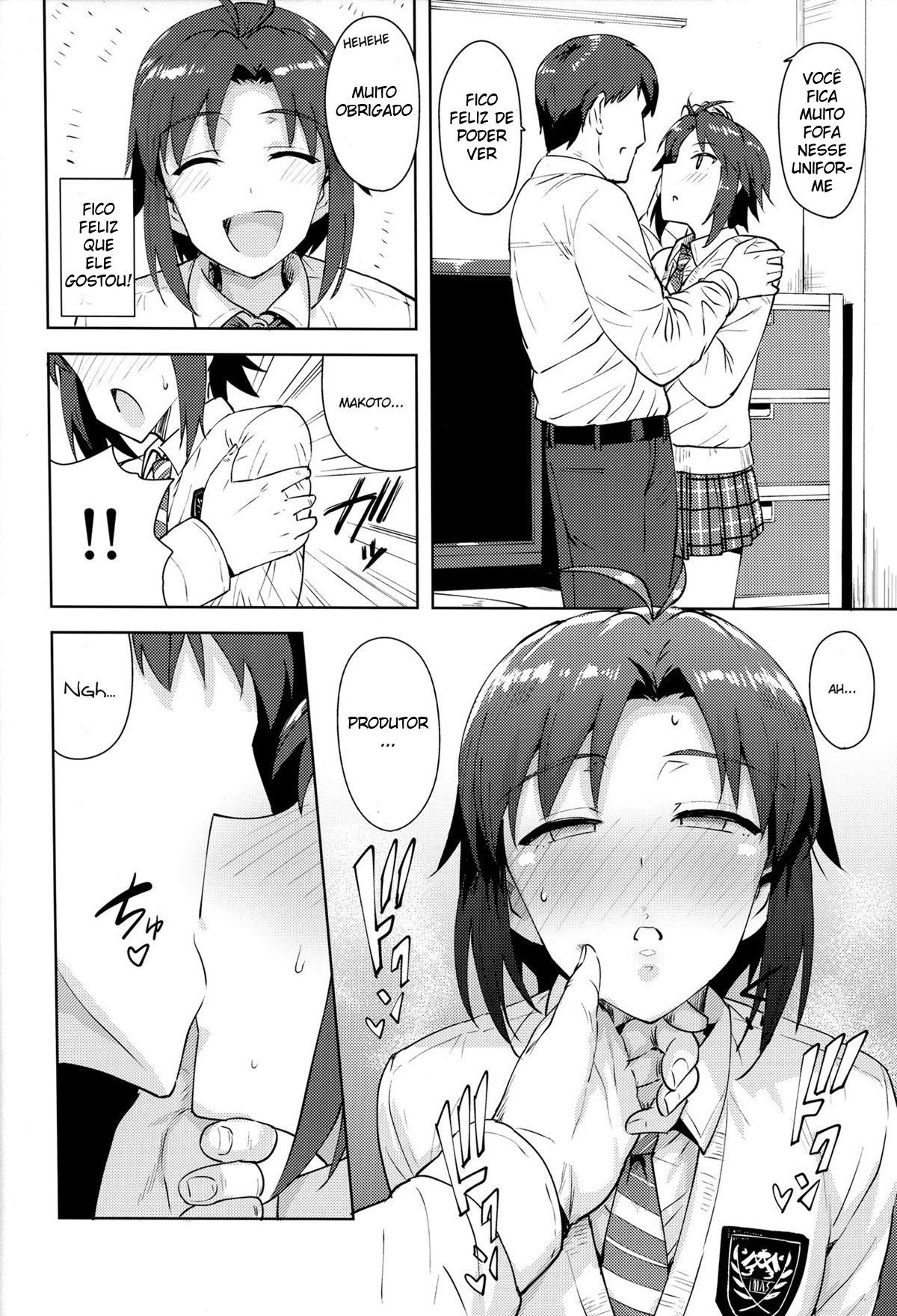 Makoto e um uniforme — página 5
