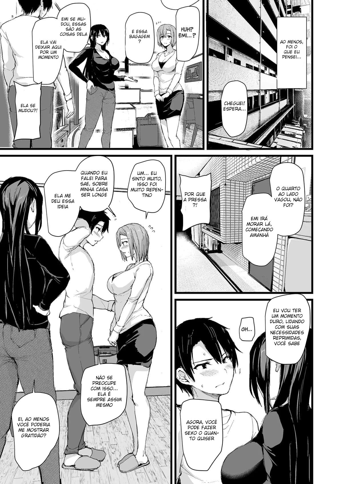 Eu Não Consigo Ficar Duro Sem Dois Pares de Seios, Então Minha Esposa Chamou uma Amiga! — página 54