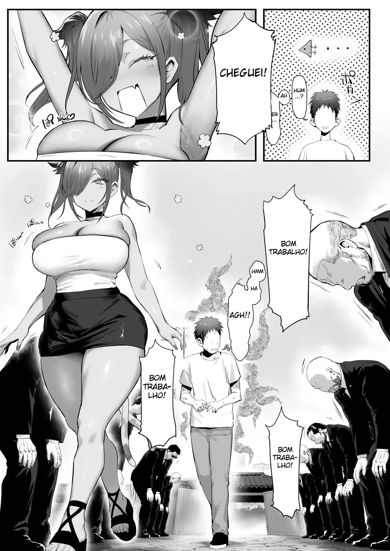 A História da Gata Que Resgatei Que Era Uma Gyaru e Filha de Um Yakuza — página 48