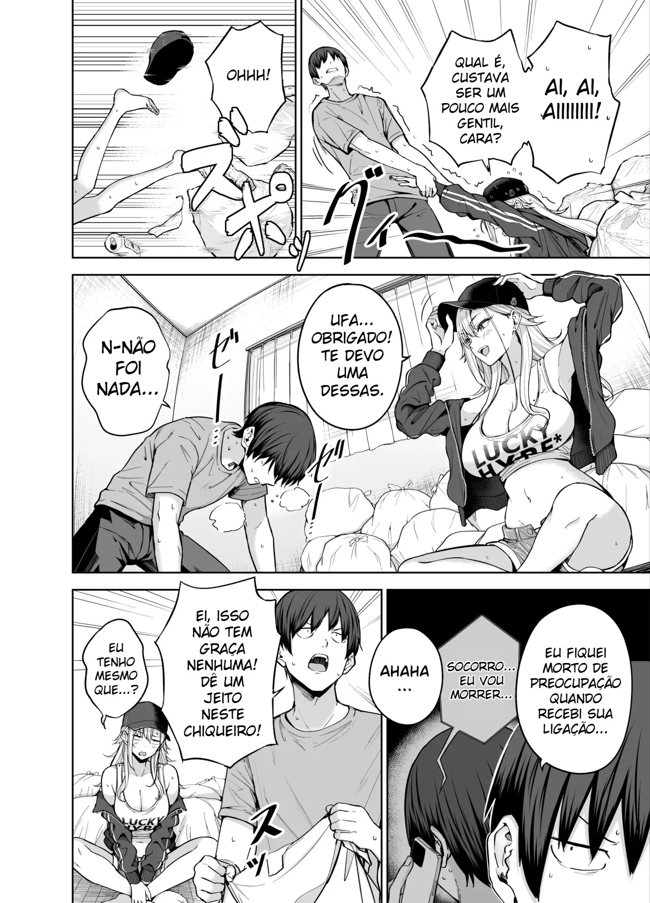 Sendo Agiota de uma Garota Gyaru Folgada em Troca de Favores 2 — página 3