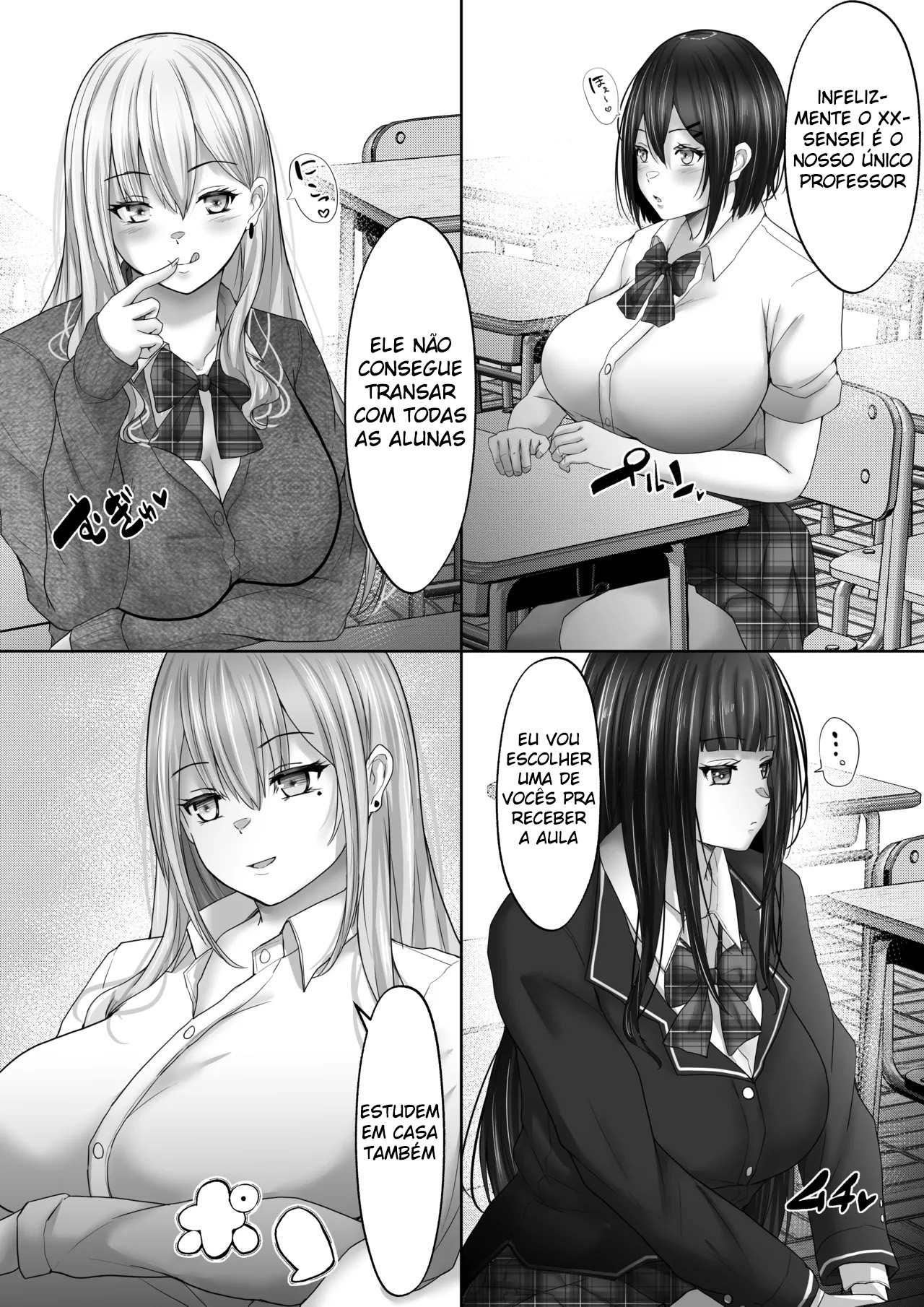 Sexo com Professor Substituto – Parte 1: Seduzindo Profundamente uma Colegial Peituda Que Era Fiel ao Namorado, Até Gozar Dentro Dela! — página 4
