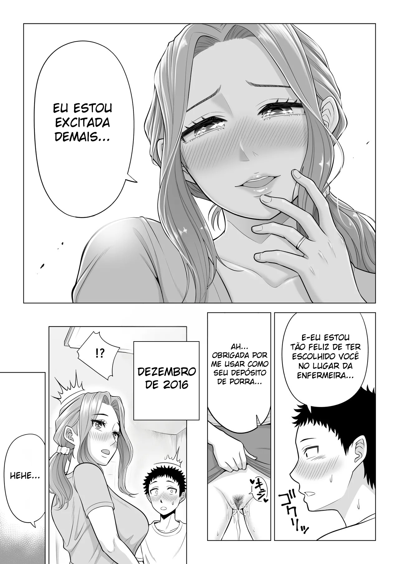 Por Certos Motivos, Minha Madrasta Se Tornou Viciada em Sexo — página 63