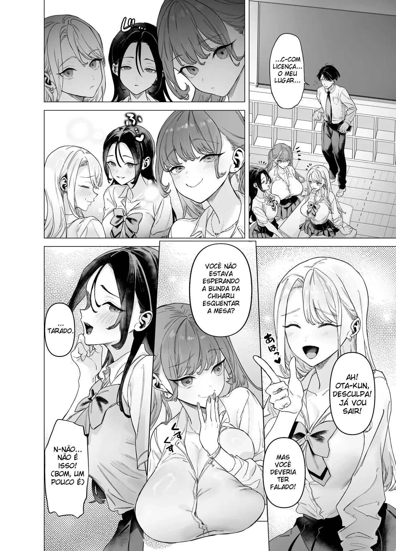 A Gyaru Marrenta Que Não Resiste a um Pau Grande e o Otaku Dotado — página 3