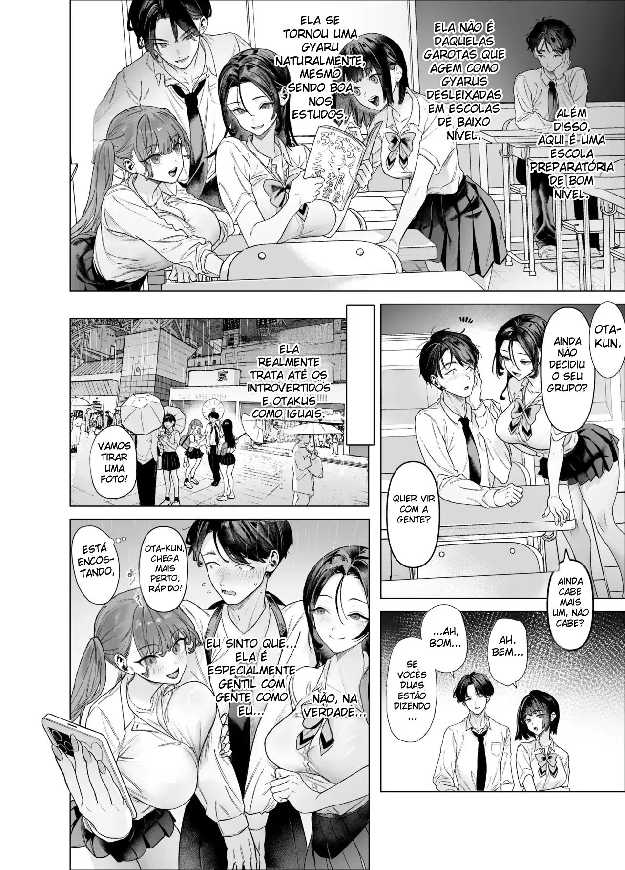 A Gyaru Marrenta Que Não Resiste a um Pau Grande e o Otaku Dotado — página 7