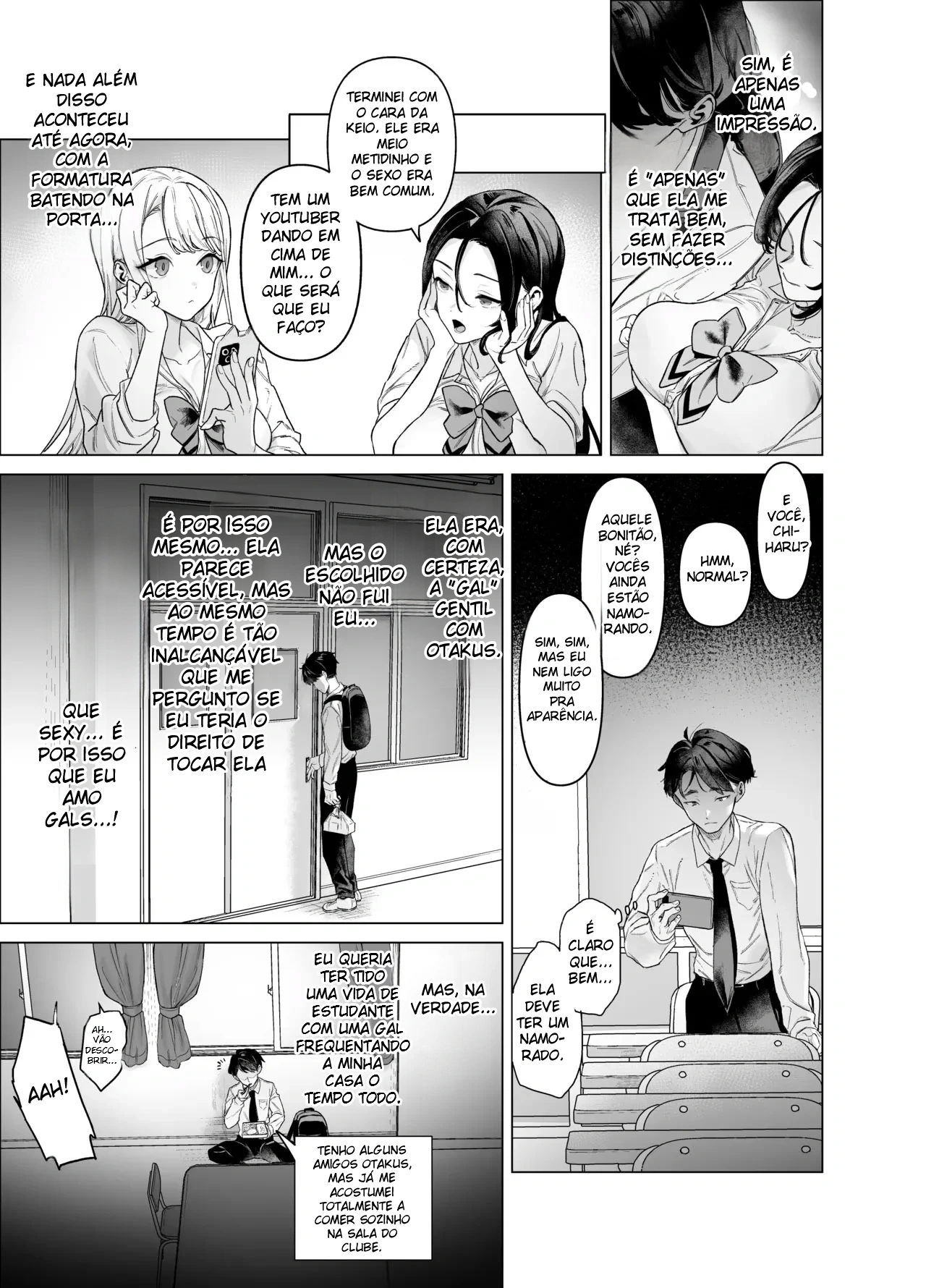 A Gyaru Marrenta Que Não Resiste a um Pau Grande e o Otaku Dotado — página 8