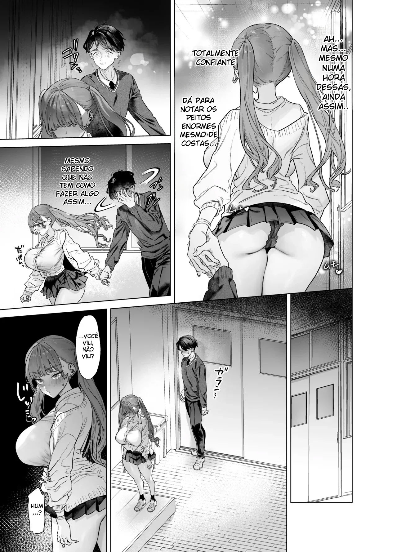 A Gyaru Marrenta Que Não Resiste a um Pau Grande e o Otaku Dotado — página 16