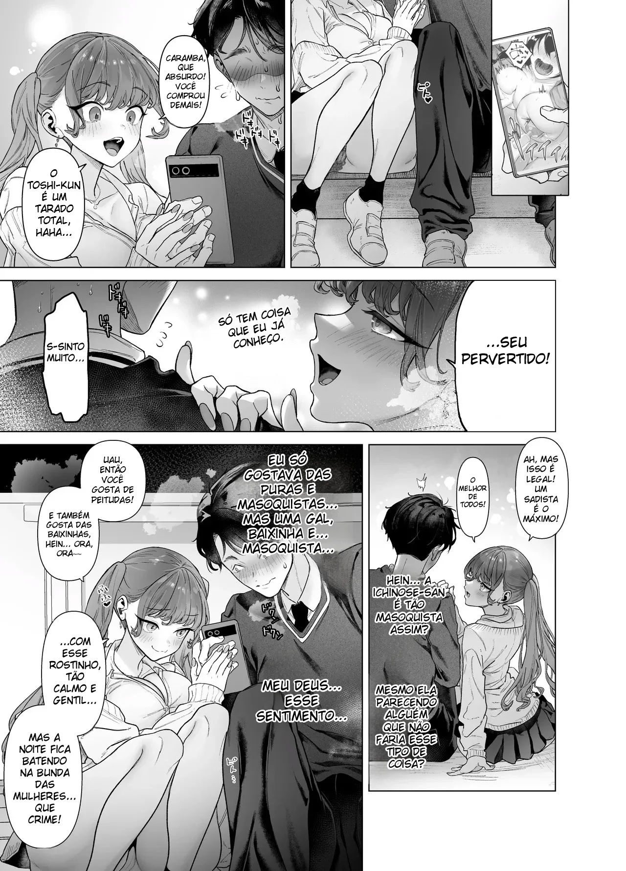 A Gyaru Marrenta Que Não Resiste a um Pau Grande e o Otaku Dotado — página 18