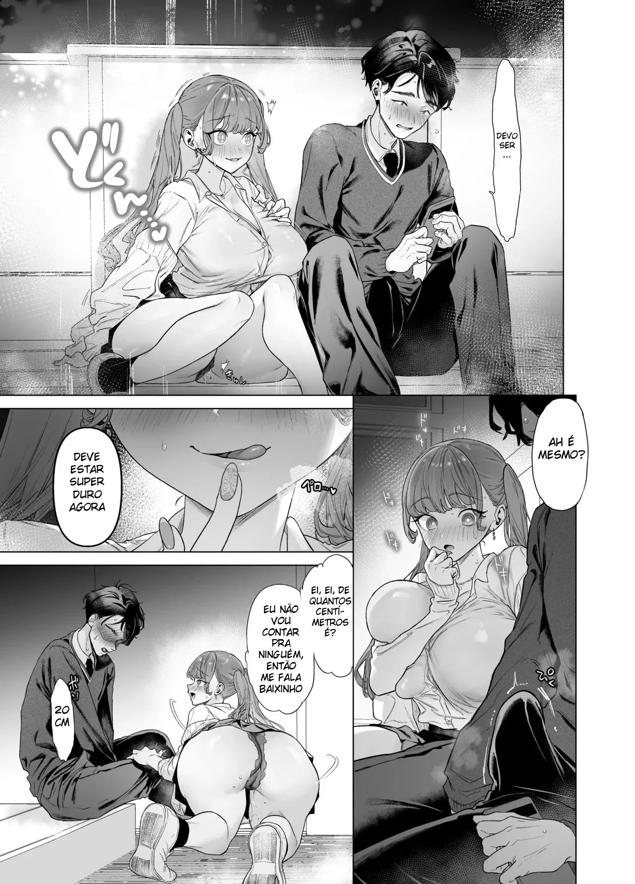 A Gyaru Marrenta Que Não Resiste a um Pau Grande e o Otaku Dotado — página 20
