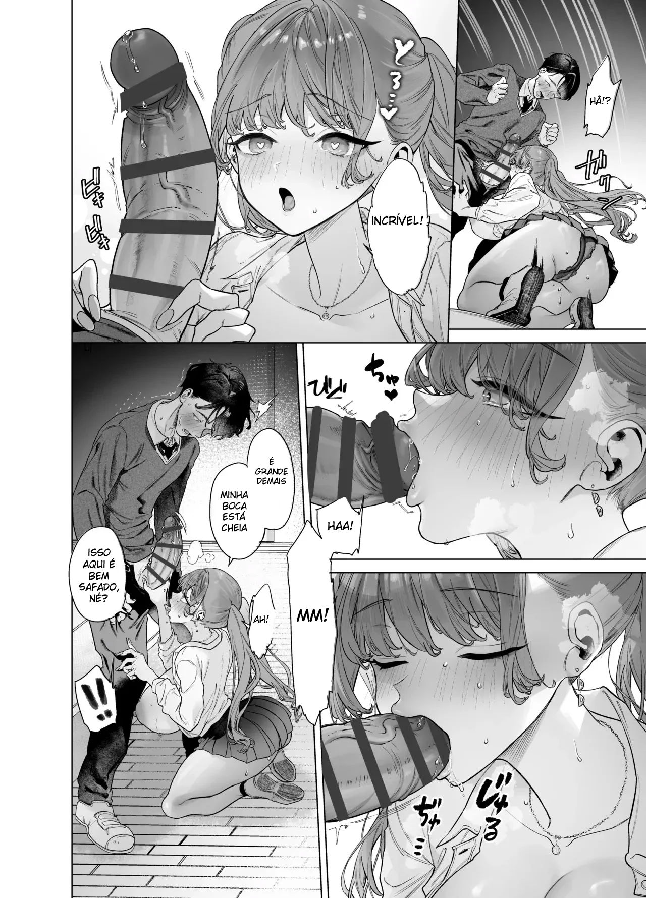 A Gyaru Marrenta Que Não Resiste a um Pau Grande e o Otaku Dotado — página 29