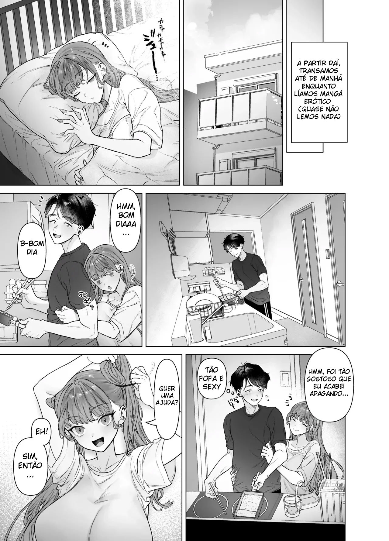A Gyaru Marrenta Que Não Resiste a um Pau Grande e o Otaku Dotado — página 66