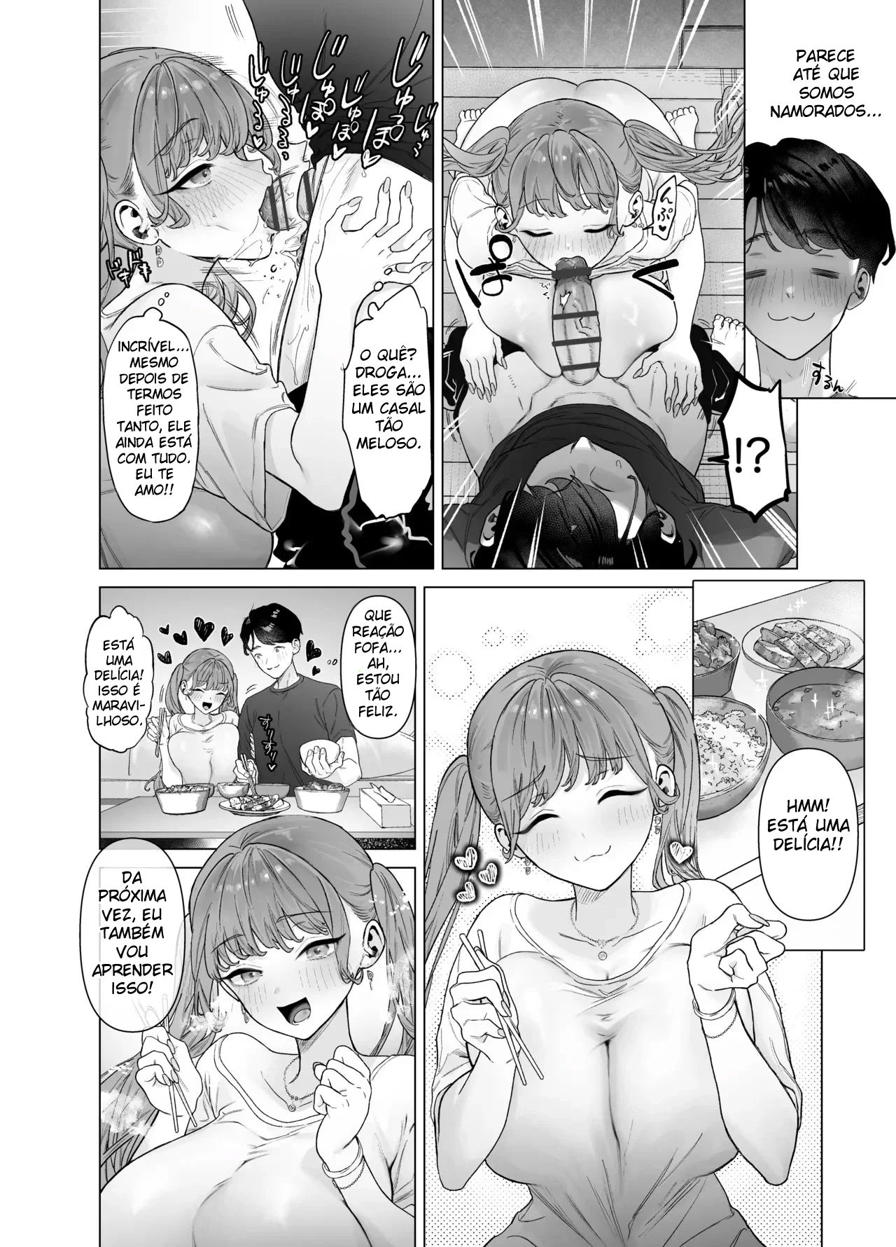 A Gyaru Marrenta Que Não Resiste a um Pau Grande e o Otaku Dotado — página 67
