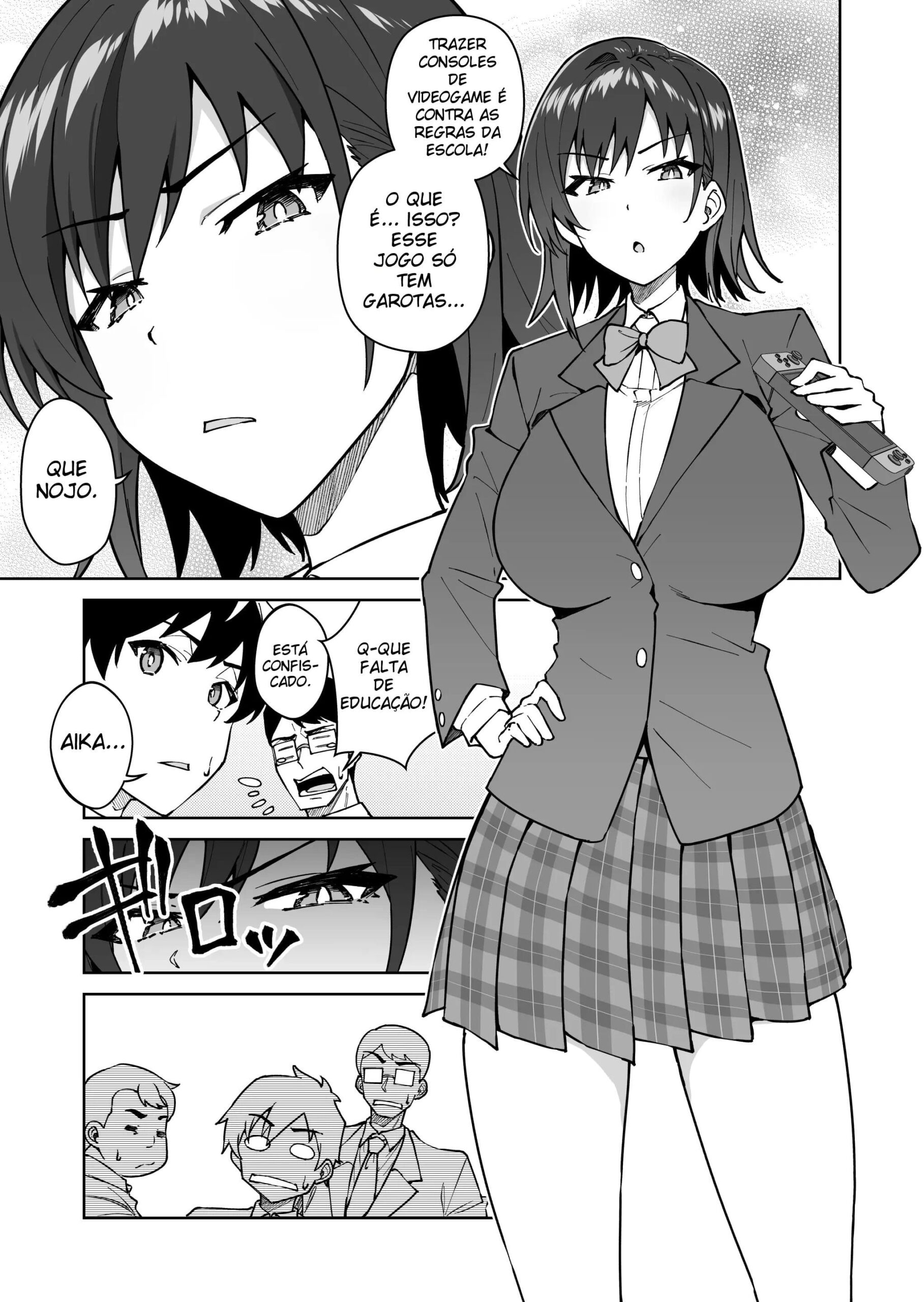 Atravesse Meu Coração ~ A Membro Tsundere do Comitê Disciplinar e a Linda Estudante de Intercâmbio Loira ~ — página 5