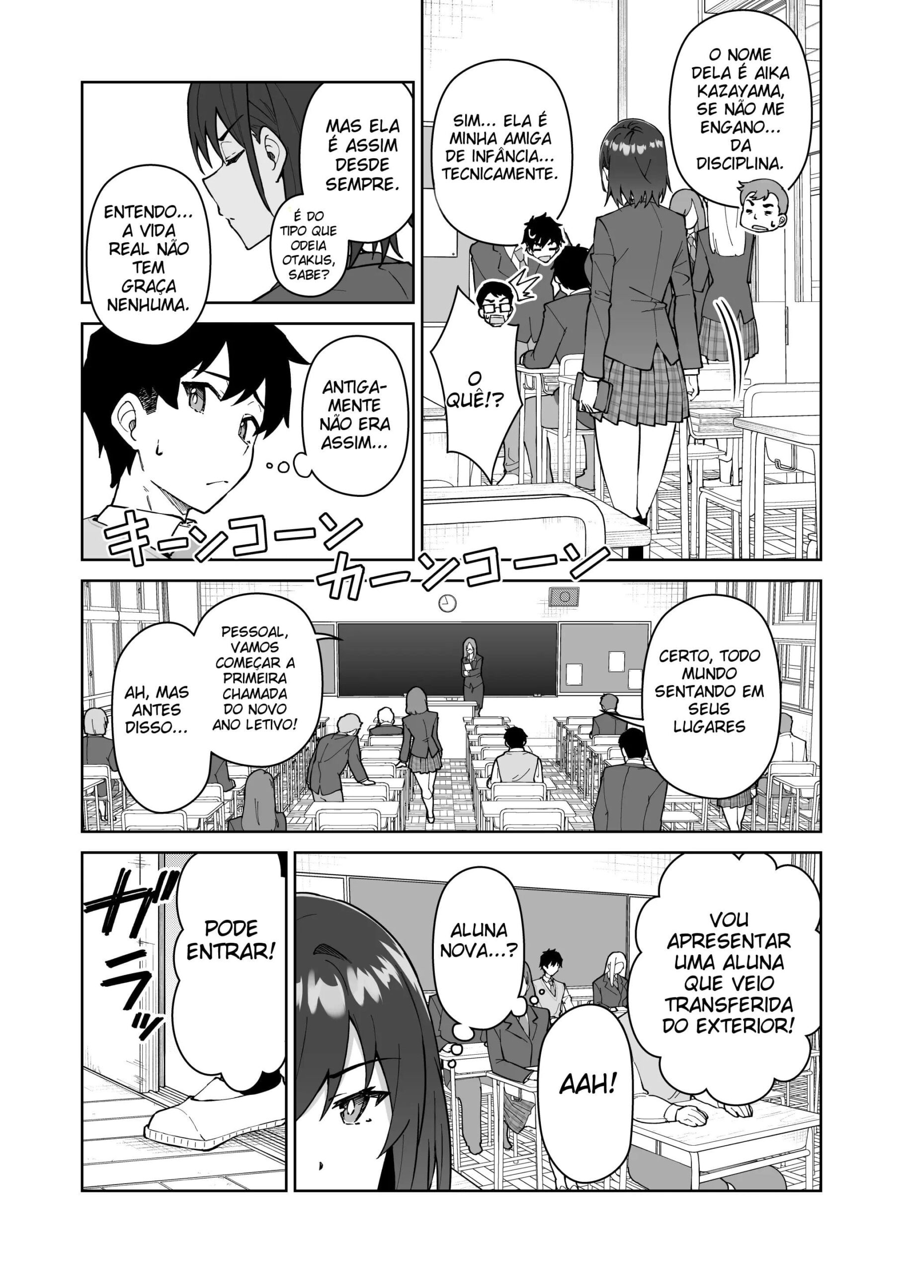 Atravesse Meu Coração ~ A Membro Tsundere do Comitê Disciplinar e a Linda Estudante de Intercâmbio Loira ~ — página 6
