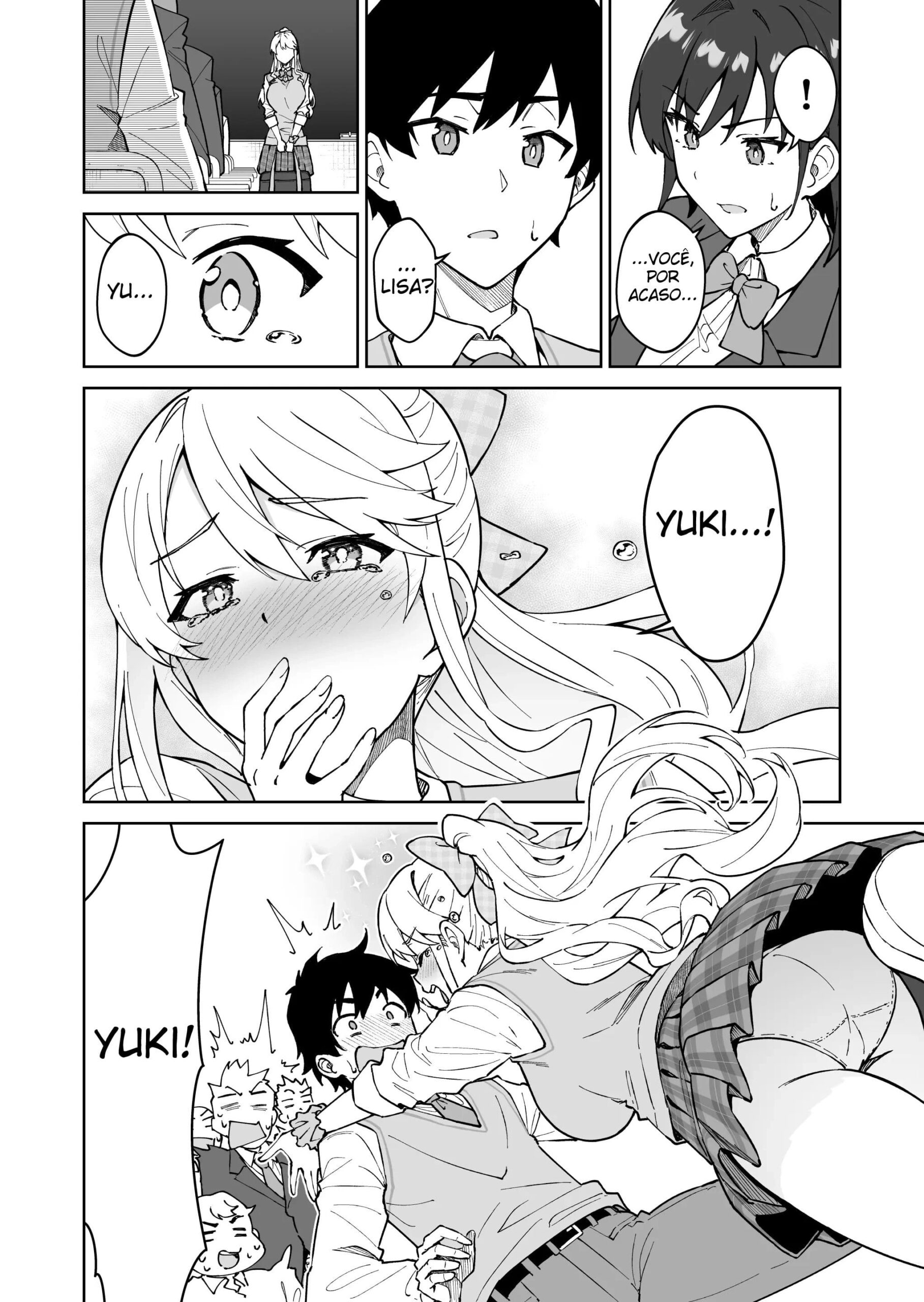 Atravesse Meu Coração ~ A Membro Tsundere do Comitê Disciplinar e a Linda Estudante de Intercâmbio Loira ~ — página 8