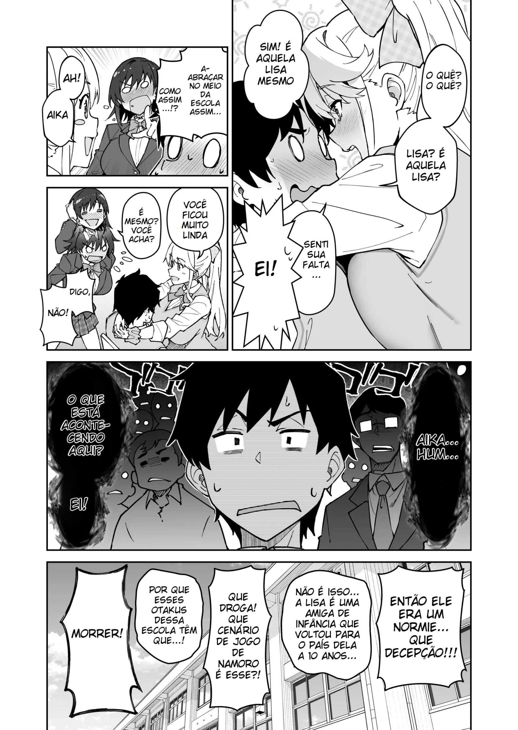 Atravesse Meu Coração ~ A Membro Tsundere do Comitê Disciplinar e a Linda Estudante de Intercâmbio Loira ~ — página 9