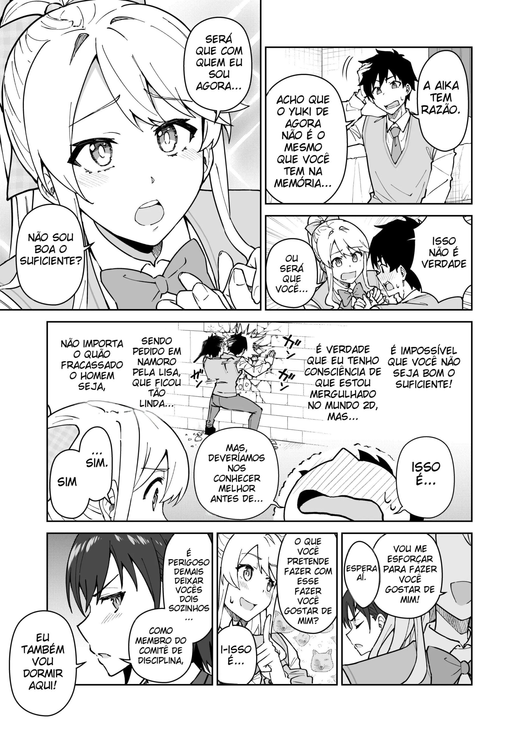 Atravesse Meu Coração ~ A Membro Tsundere do Comitê Disciplinar e a Linda Estudante de Intercâmbio Loira ~ — página 15